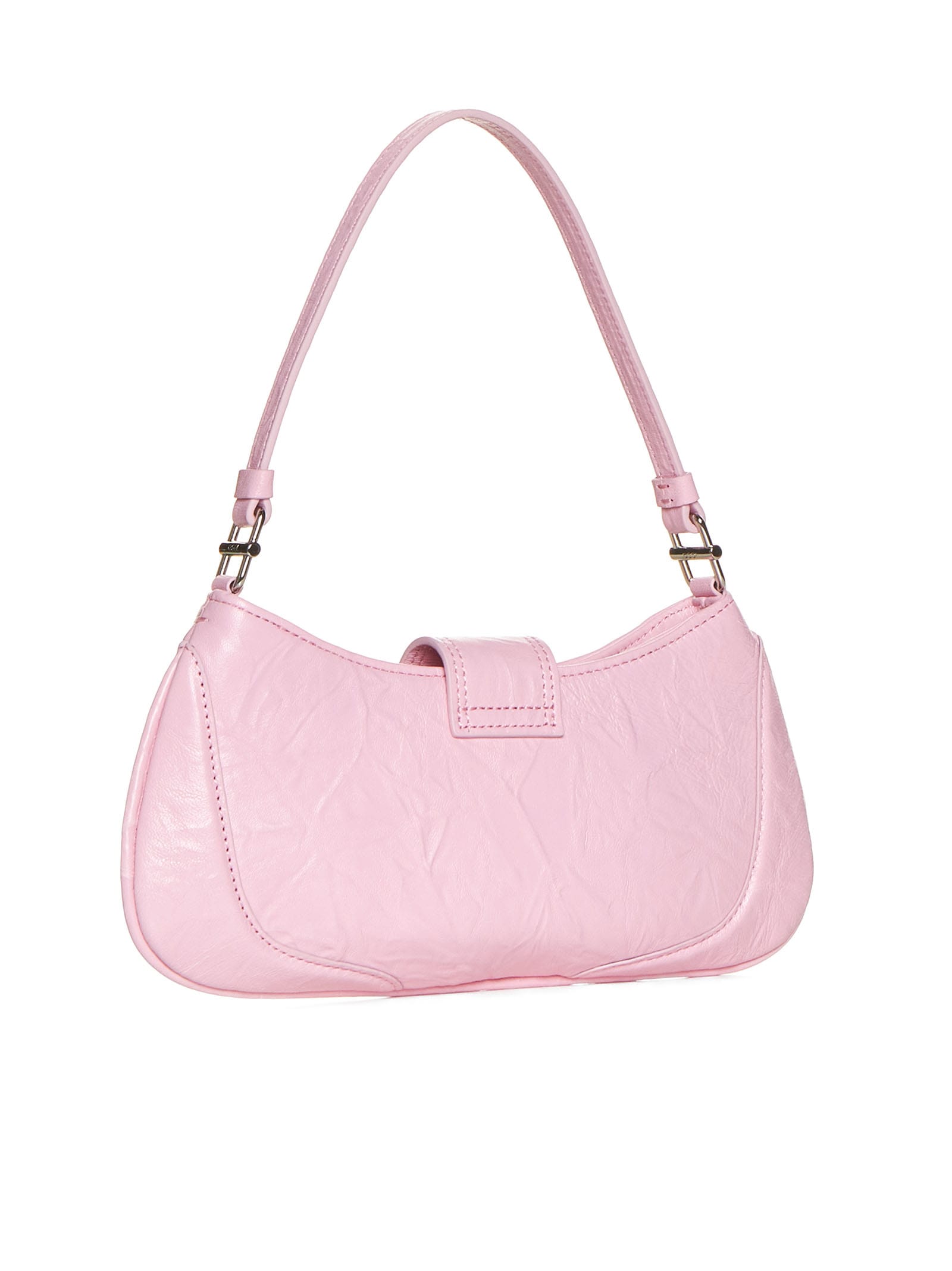 Shop Osoi Shoulder Bag In Crinkle Pink