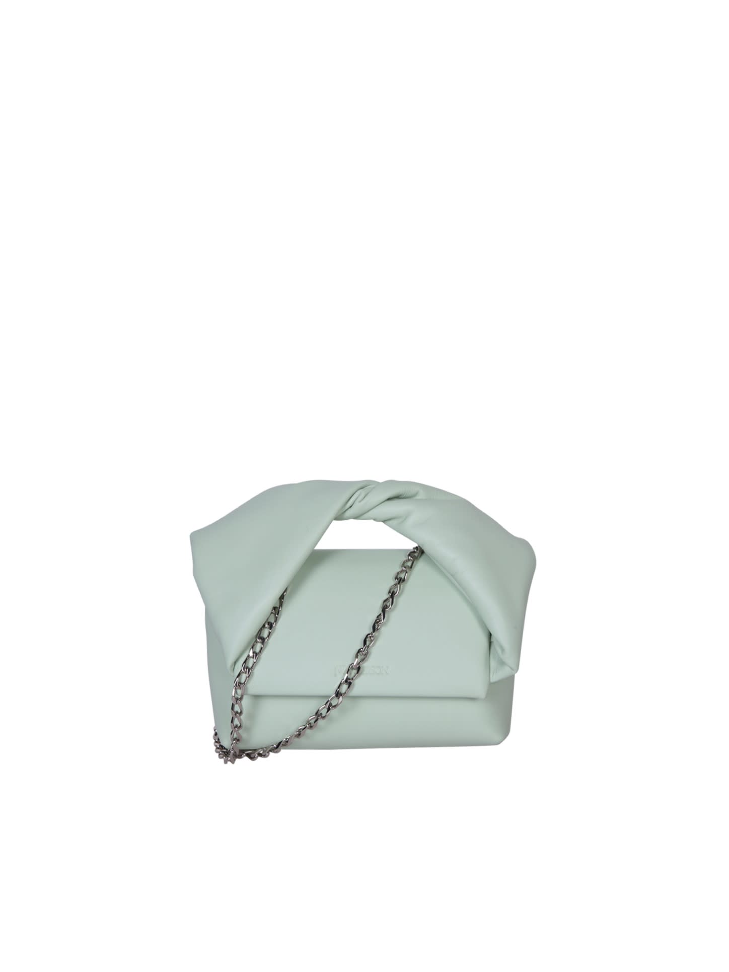 Shop Jw Anderson Twister Small Mint Green Bag