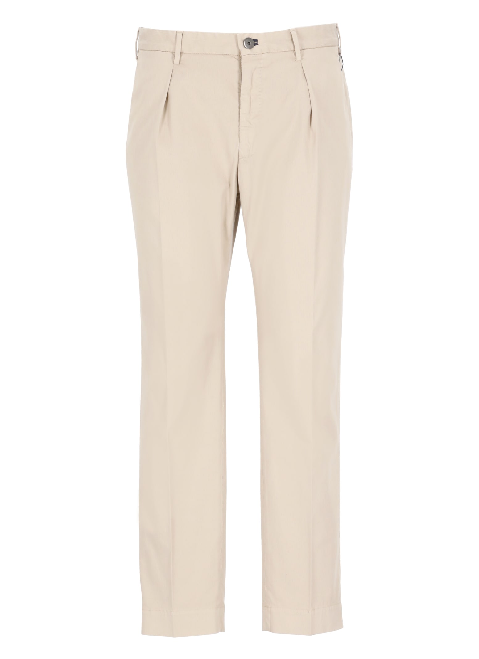 Incotex Carrot Fit Ribbed Trousers