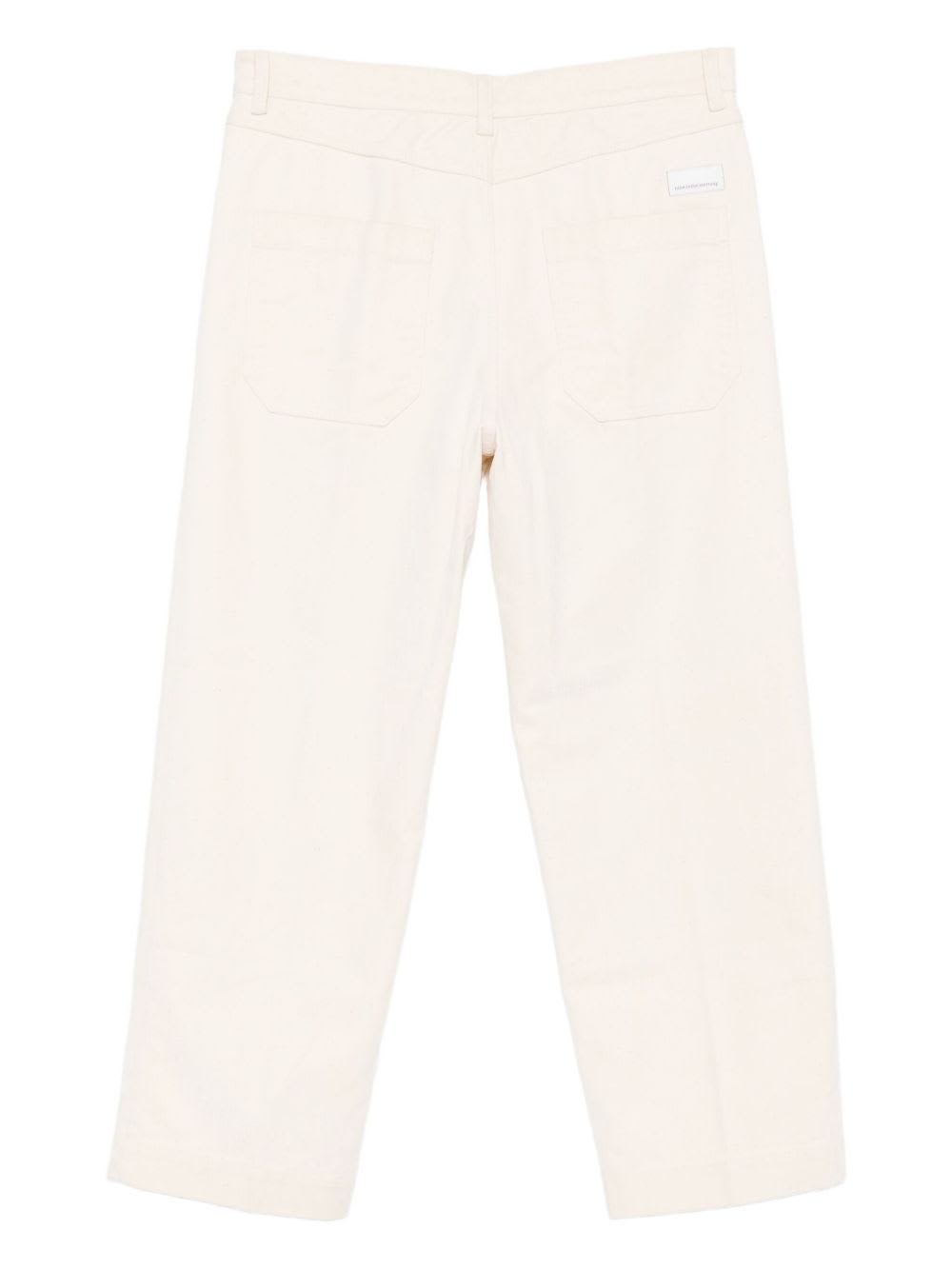 Nine In The Morning Beige Five-pocket Trousers In Neutral