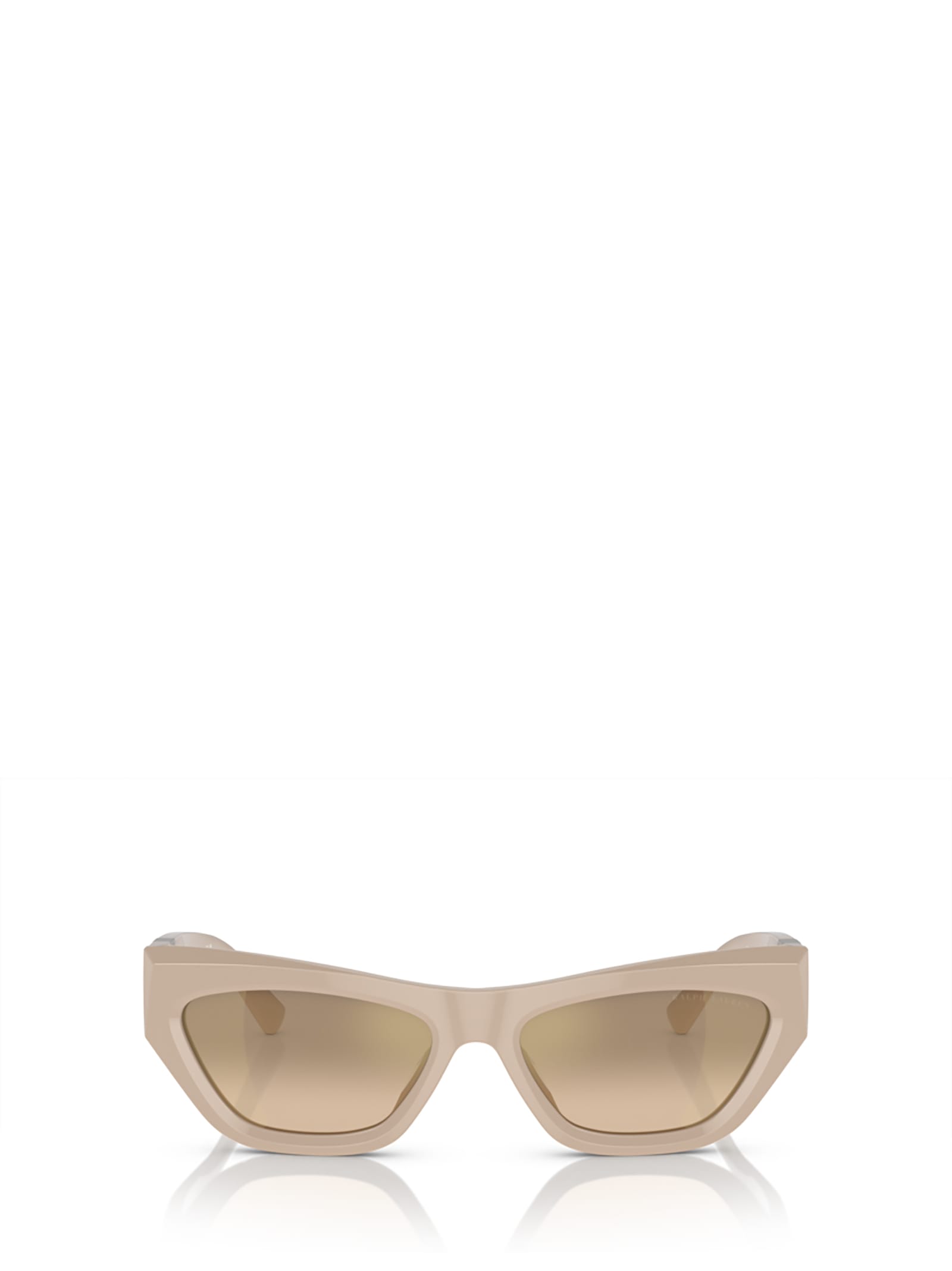Shop Ralph Lauren Rl8218u Solid Beige Sunglasses