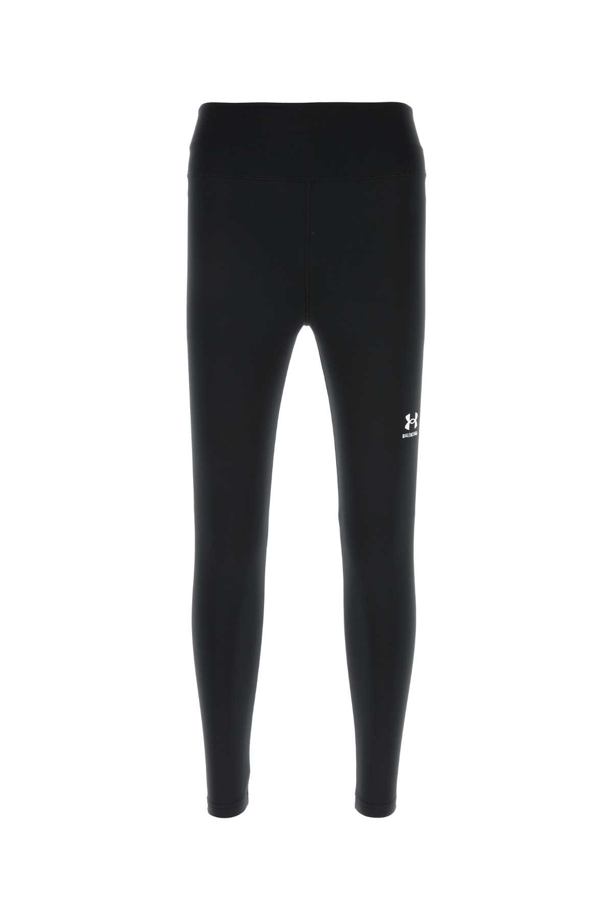 Black Stretch Polyester Balenciaga X Under Armour Leggings