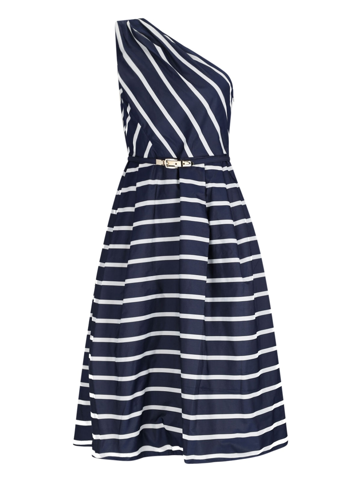 One-shoulder Midi Dress
