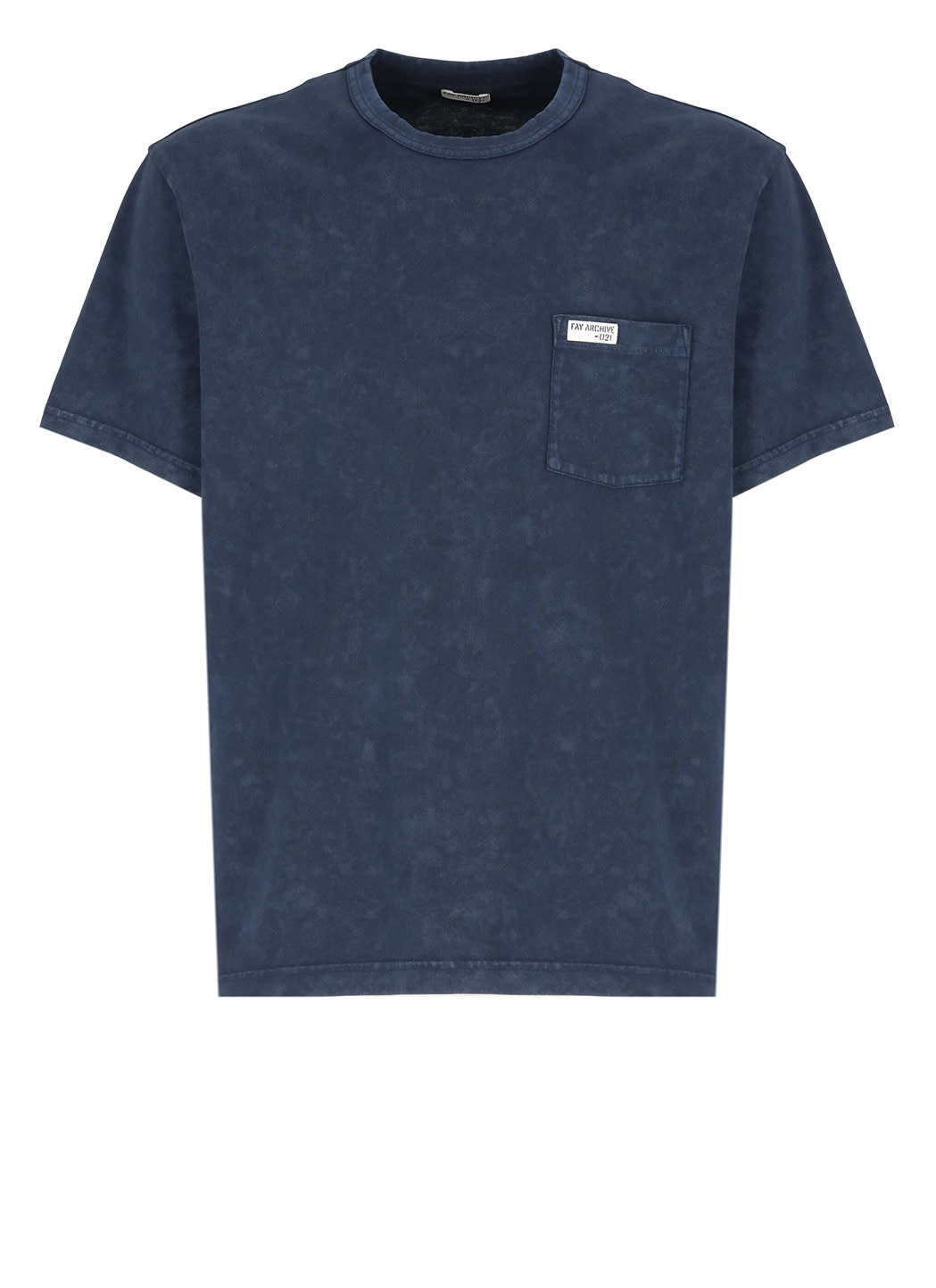 Shop Fay Logoed T-shirt In Blue