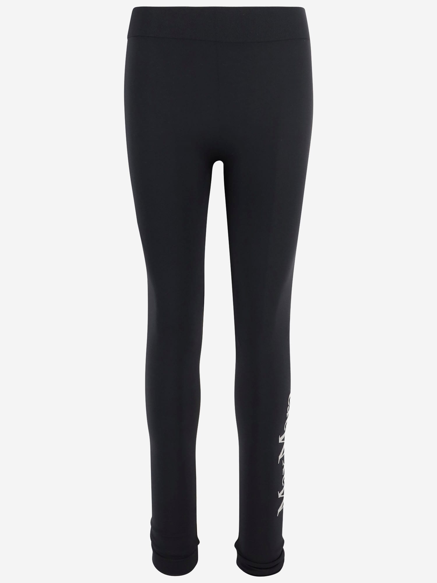 'S Max Mara Stretch Technical Fabric Leggings With Logo