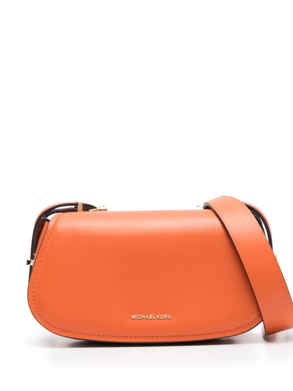 Michael Michael Kors Lydiasmall Flat Crossbody In Orange Punch