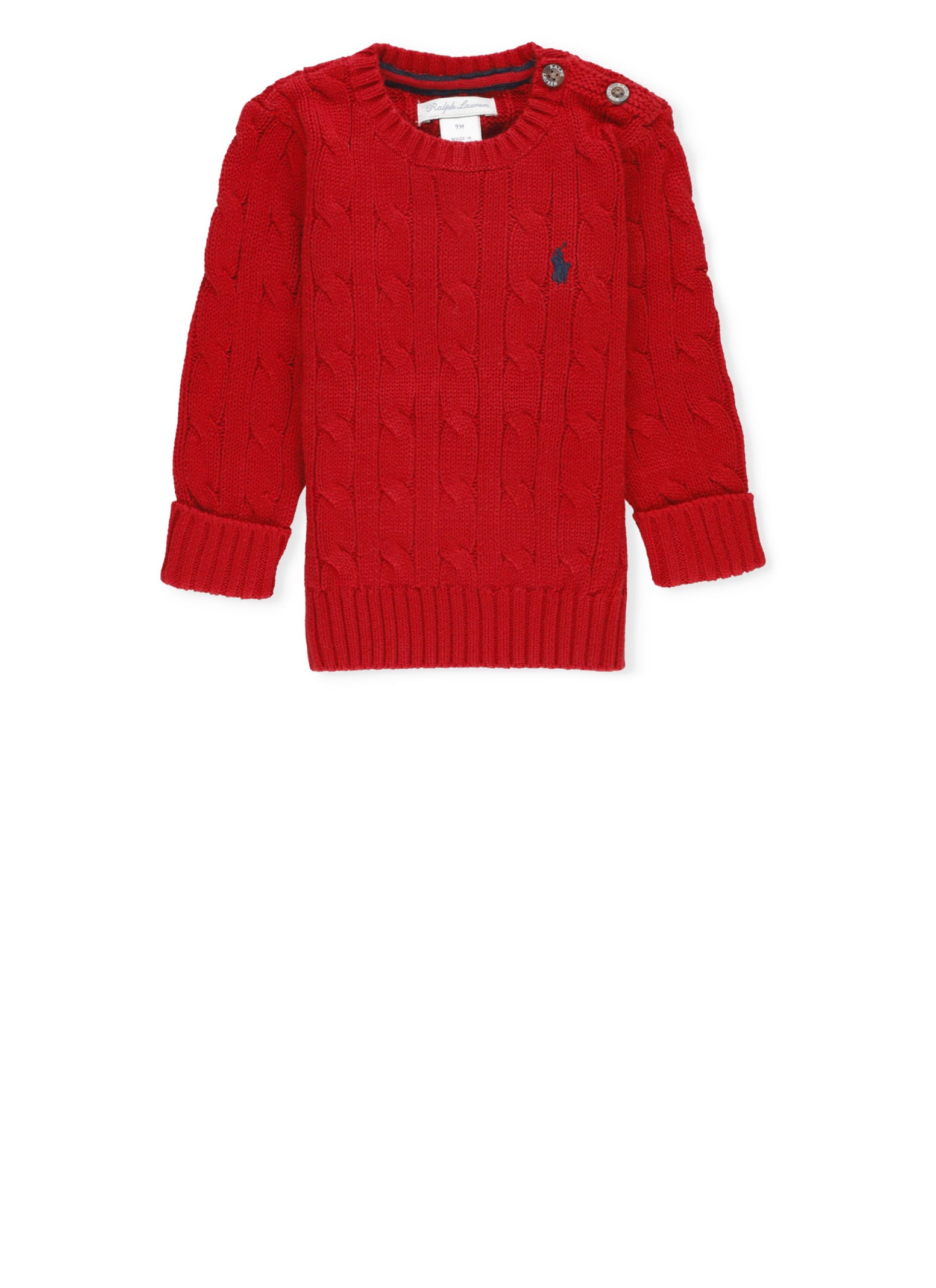 Ralph Lauren Cotton Sweatshirt In Red