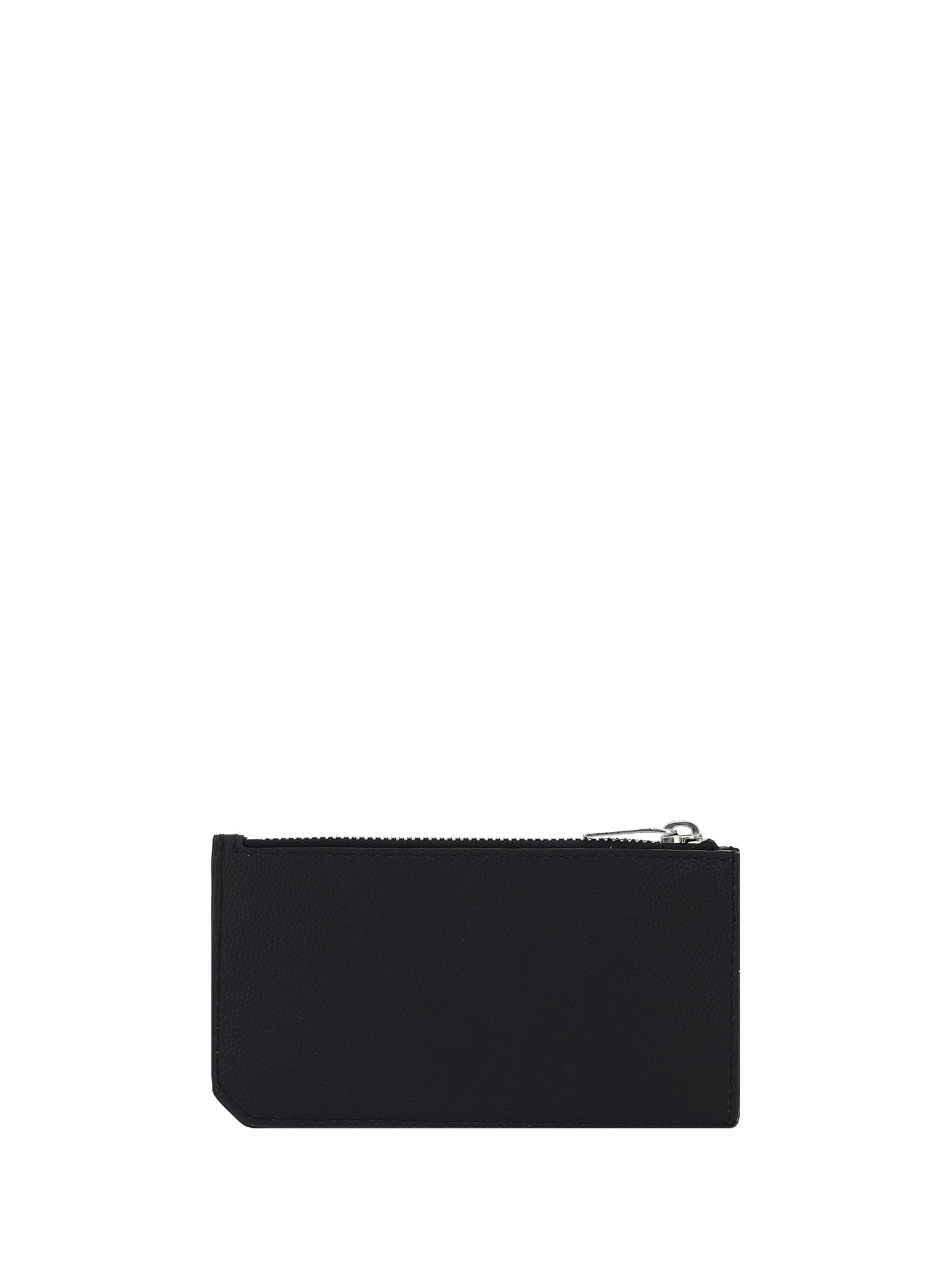 Shop Saint Laurent Card Holder In Nero