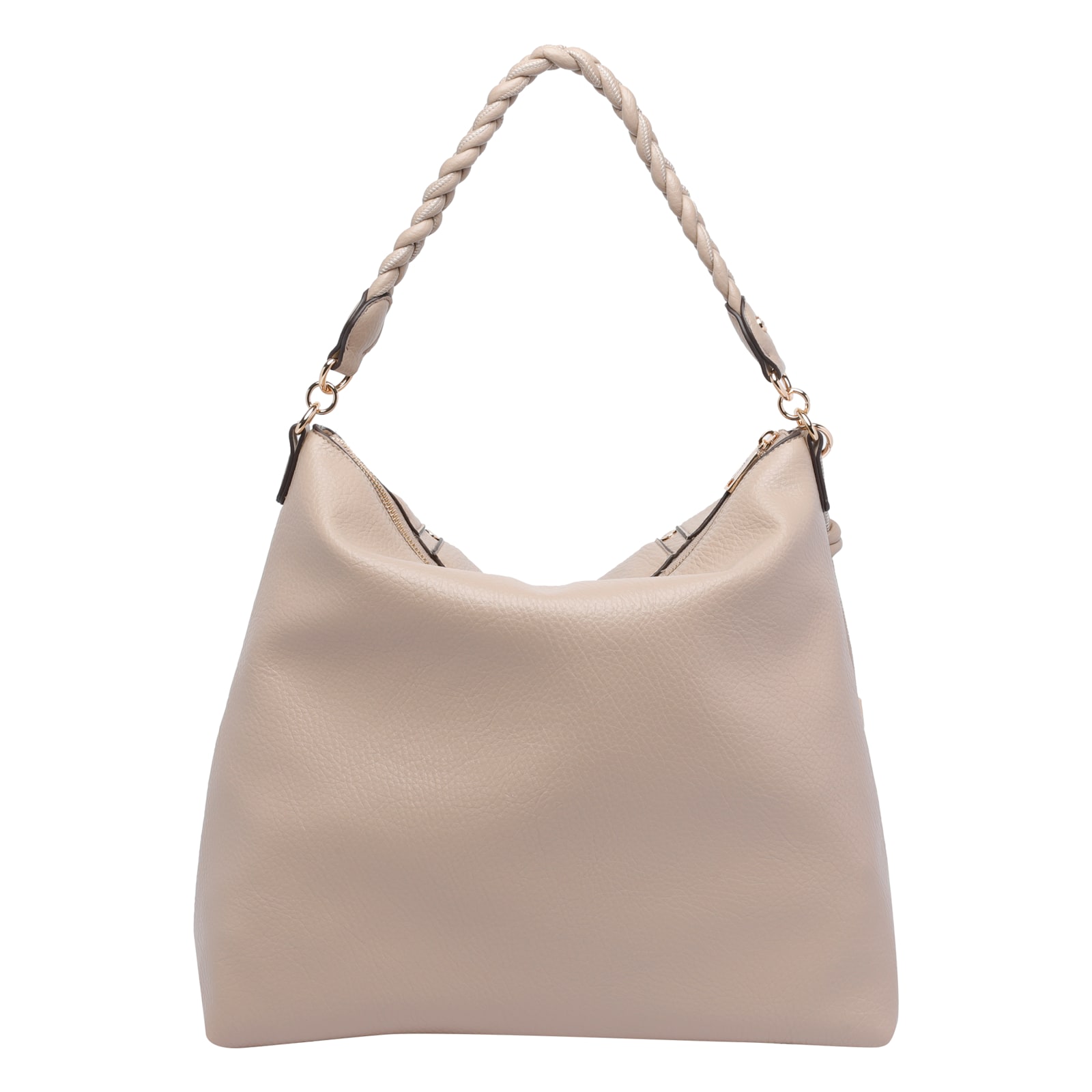 Liu •jo Logo-lettering Shoulder Bag In Neutral