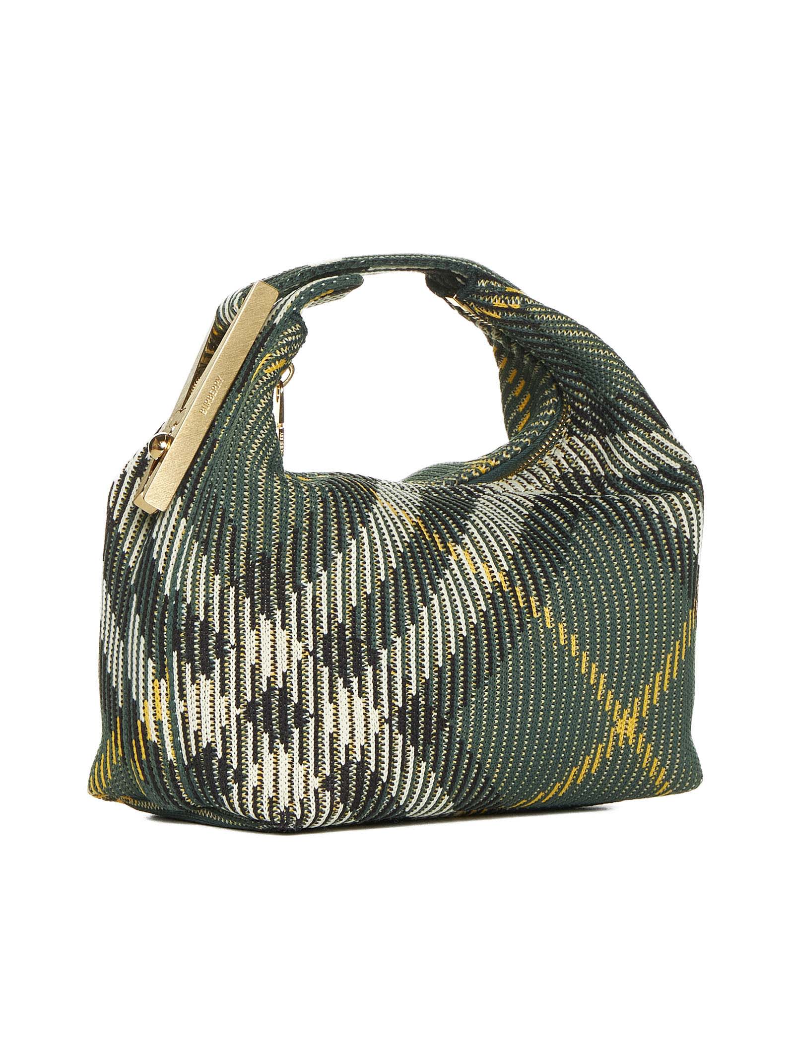 Shop Burberry Tote In Ivy