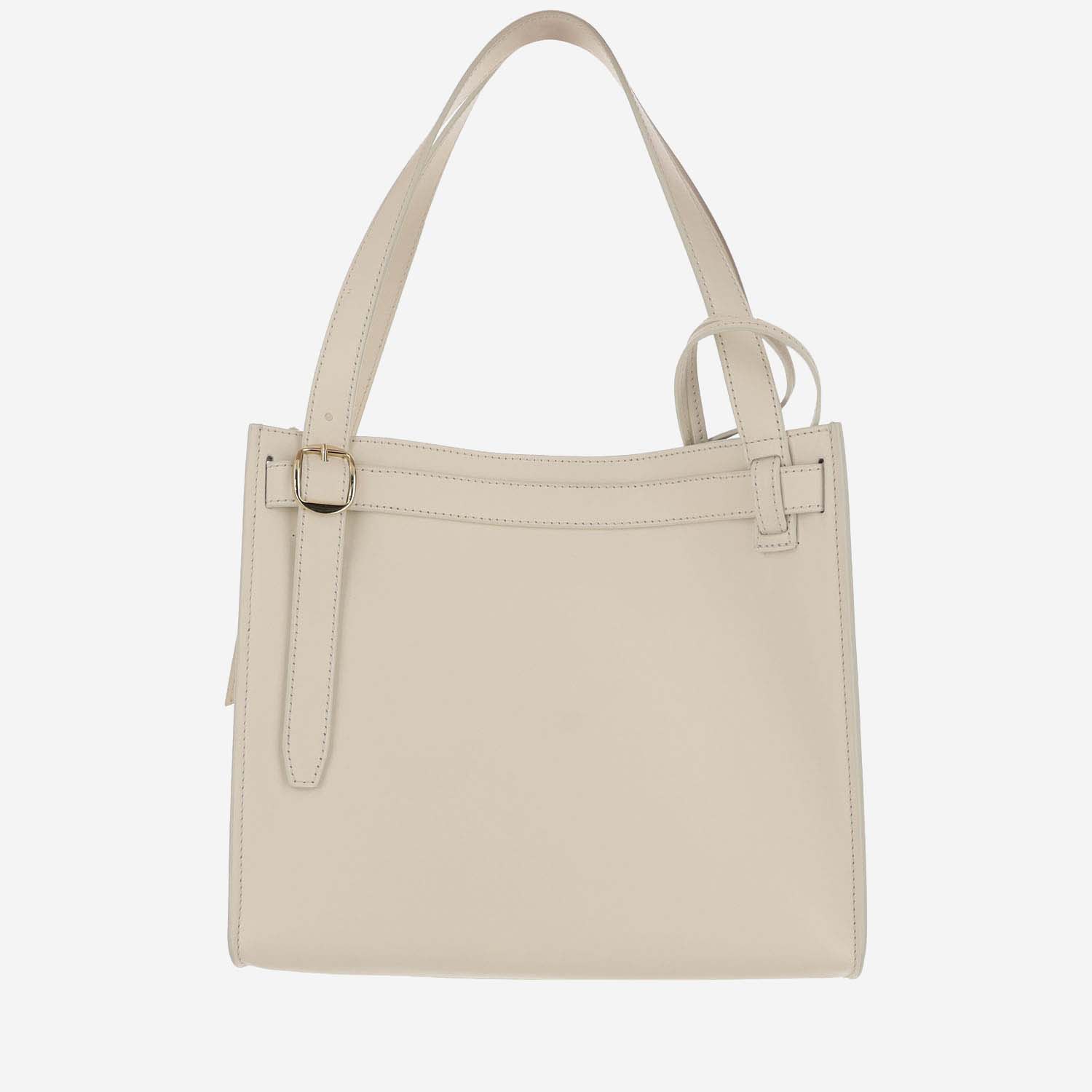 Shop Coperni Cabas Leather Handbag In Bei Beige