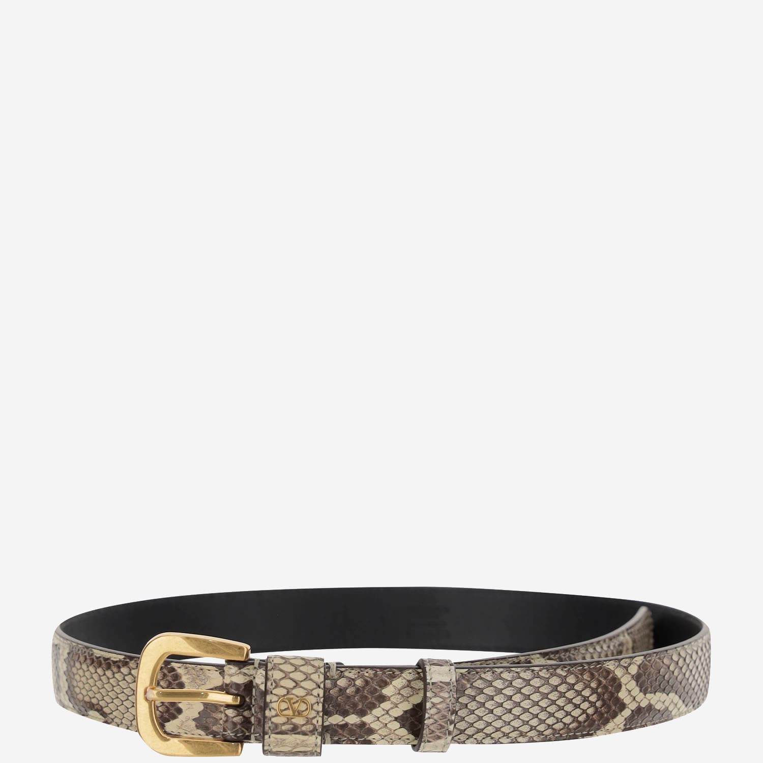 Valentino Garavani Python Leather Belt