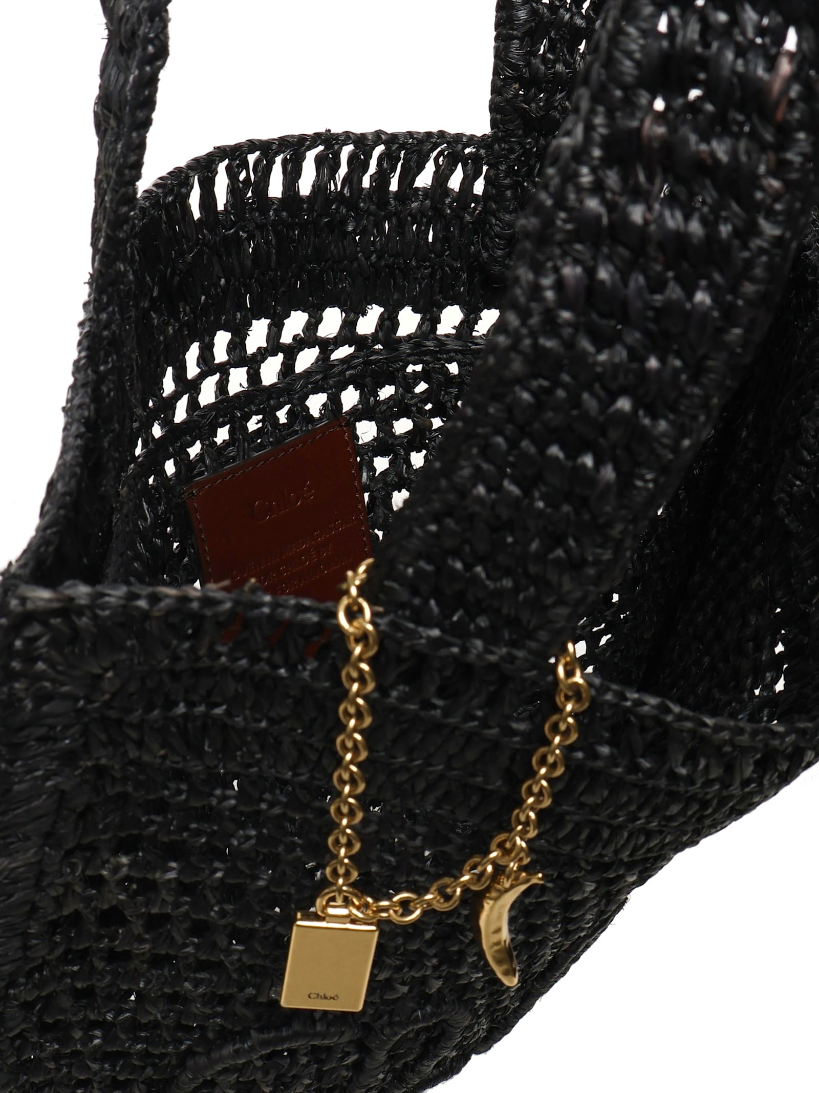 Chloé X Made For A Woman Banana Tote Bag In Black
