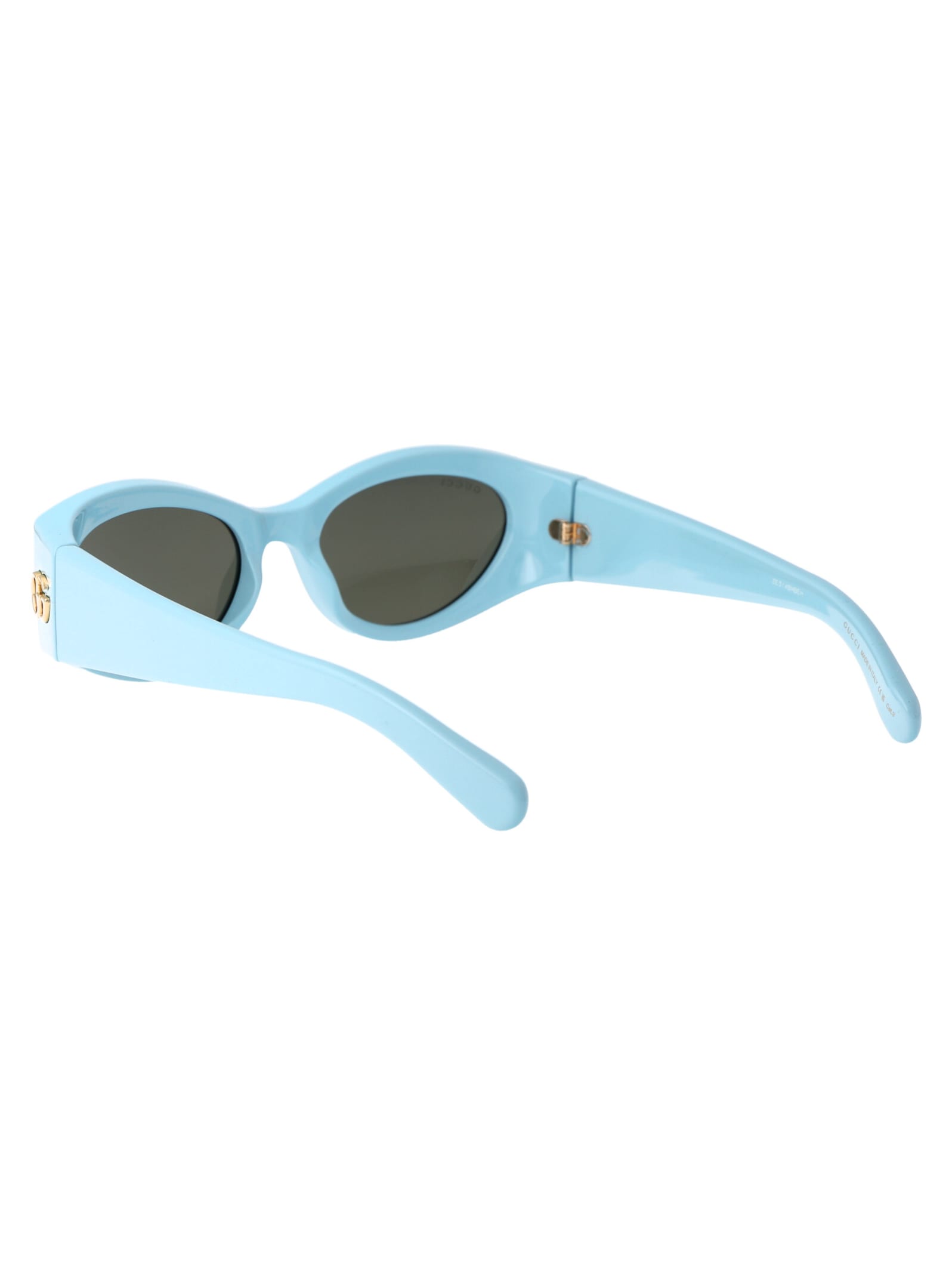 Shop Gucci Gg1401s Sunglasses In 004 Light Blue Light Blue Grey