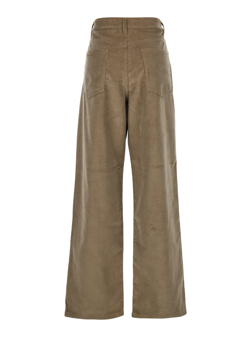 Rohe Relaxed Corduroy Trousers In Brown