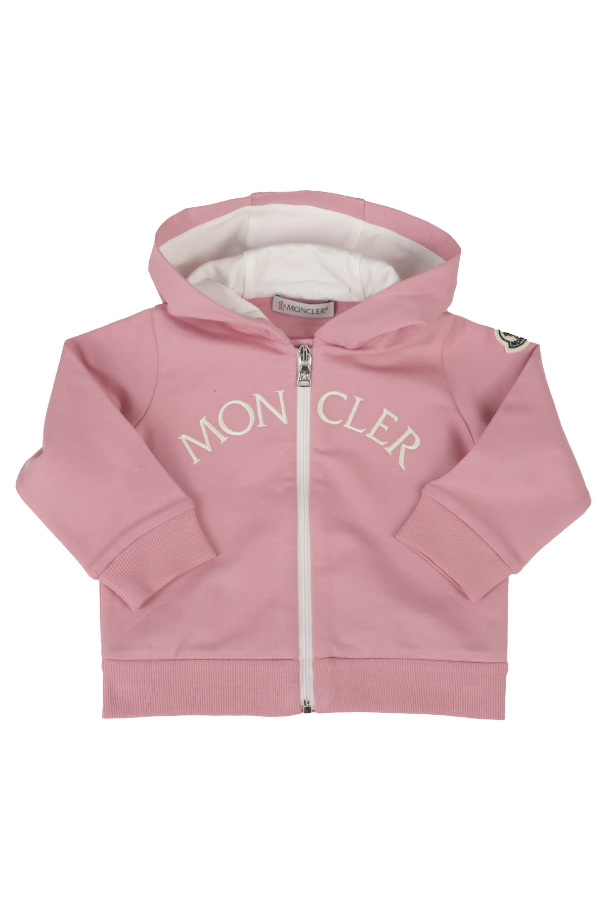 Shop Moncler Sweatshirt In Rosa