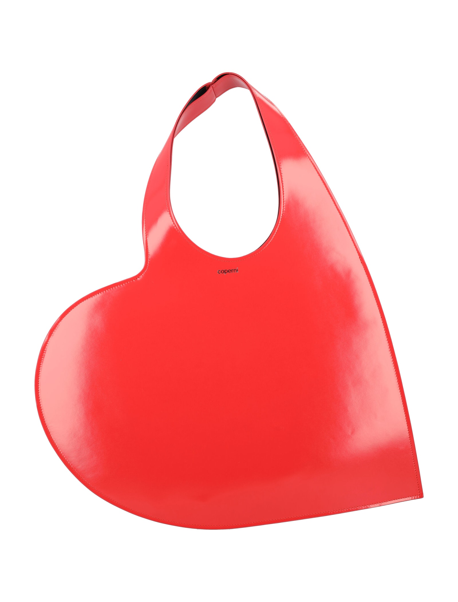 Heart Tote Gloss Leather