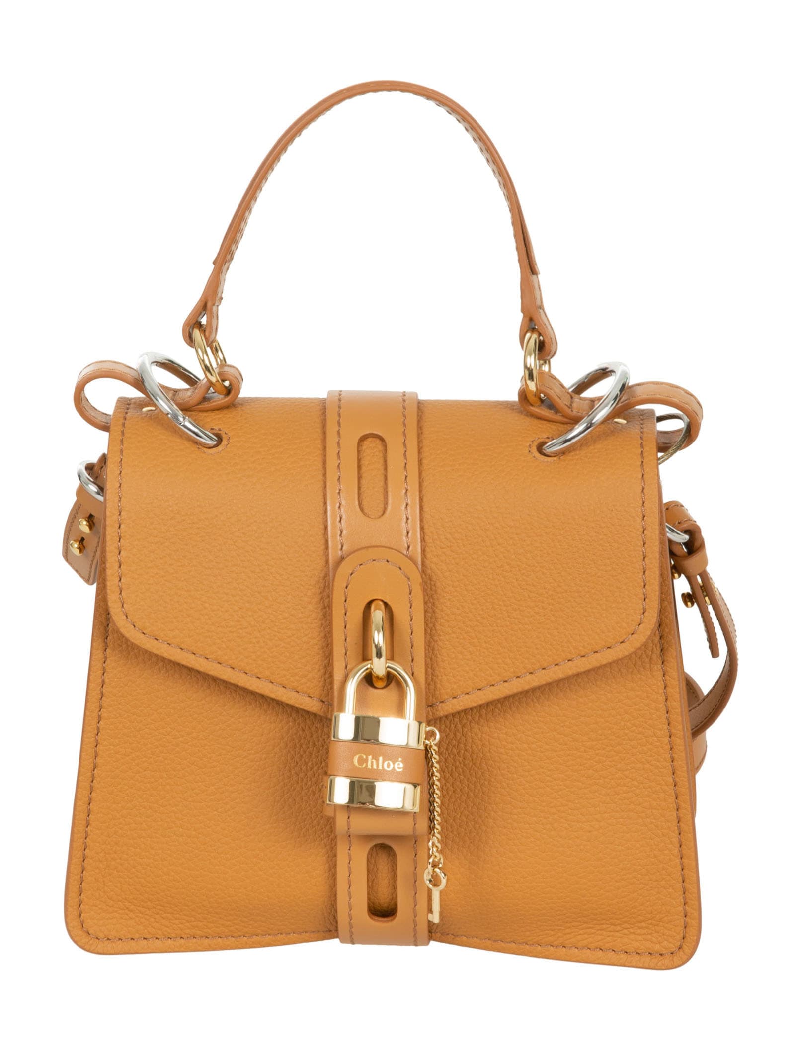 Chloé Small Day Tote In Autumnal Brown