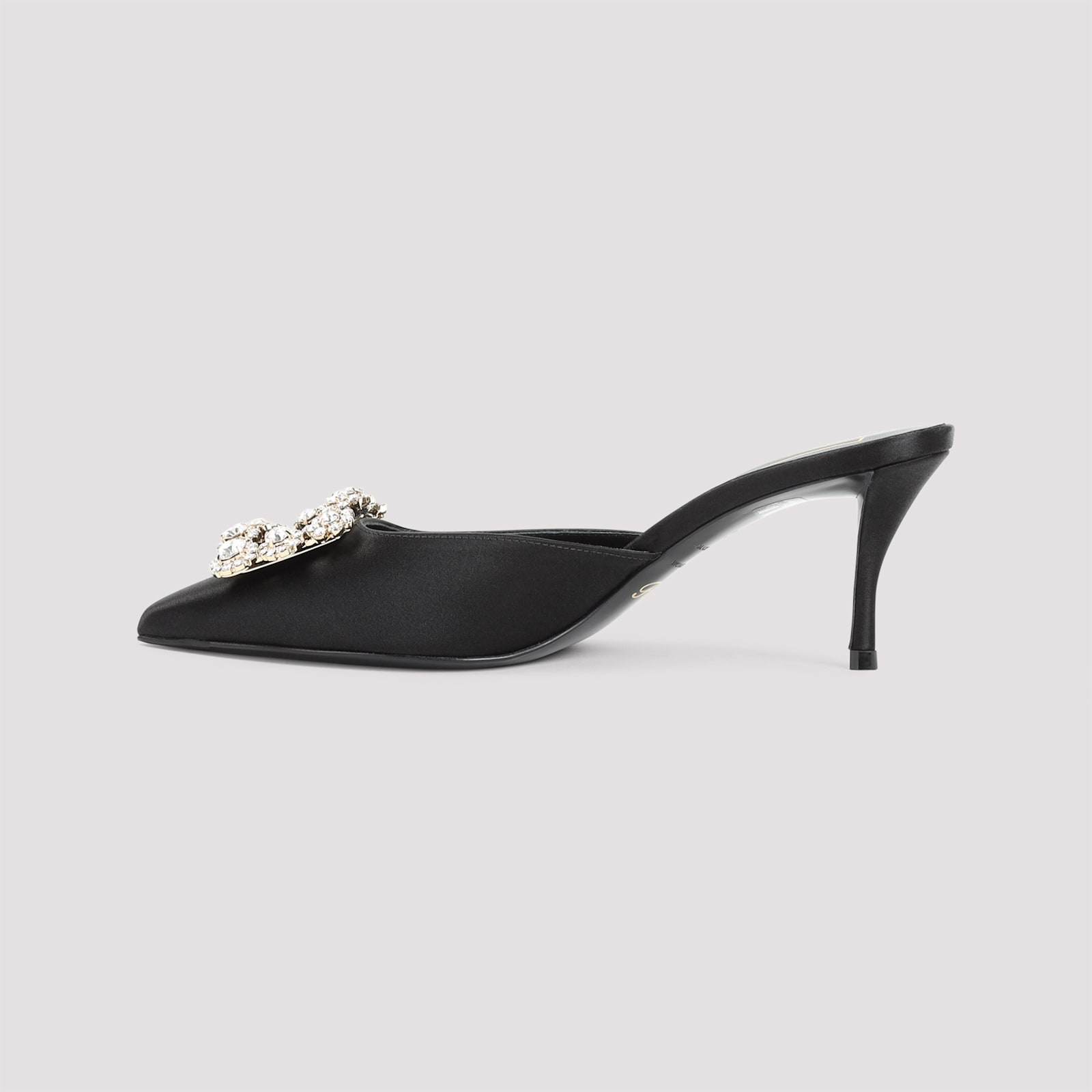 Roger Vivier Efflorescence Mules In Nero