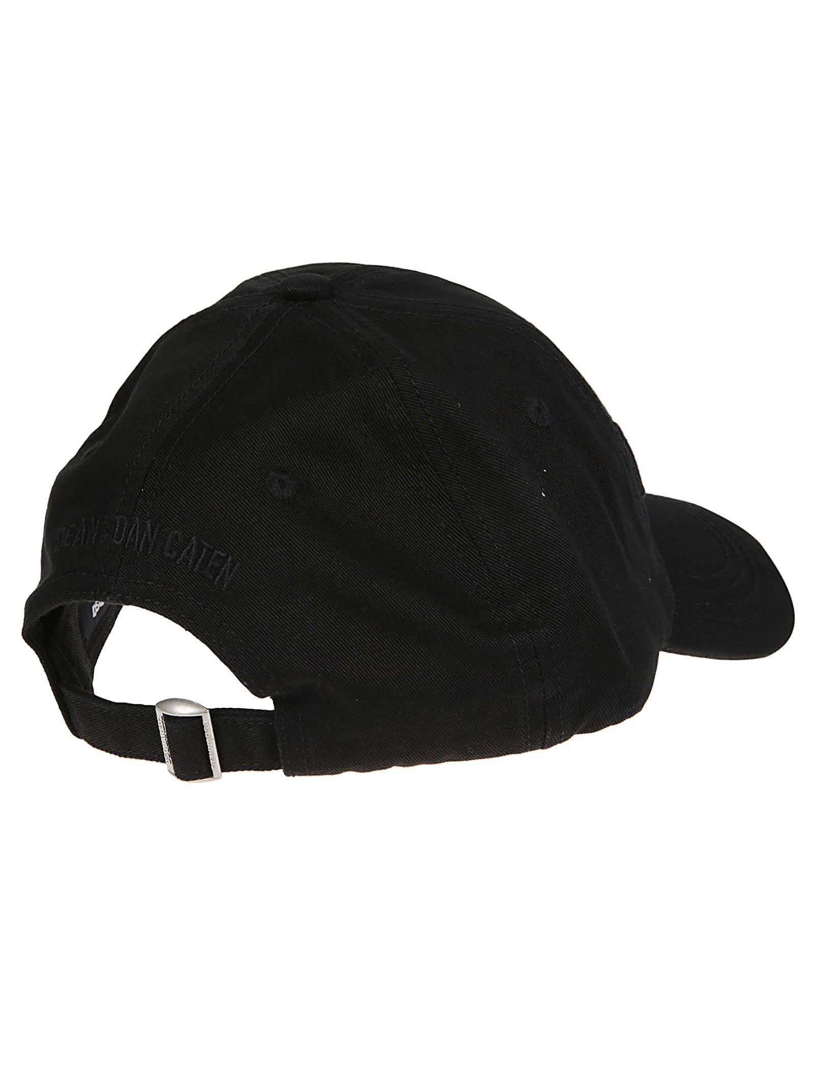 Shop Dsquared2 Technicolor Baseball Cap In Nero/nero