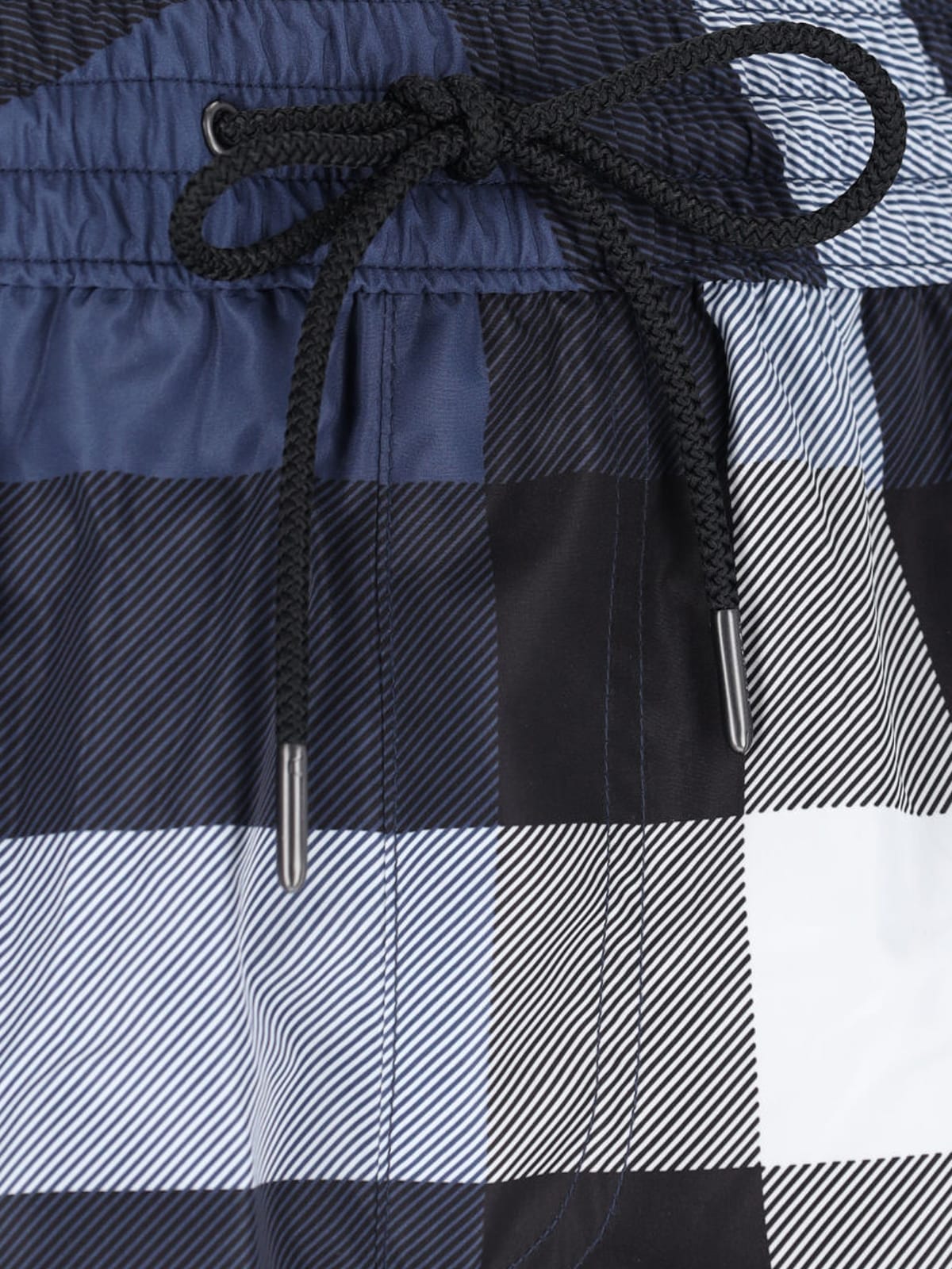 Burberry Mens Carbon Blue Guildes Graphic-print Regular-fit Shell Shorts In Blue