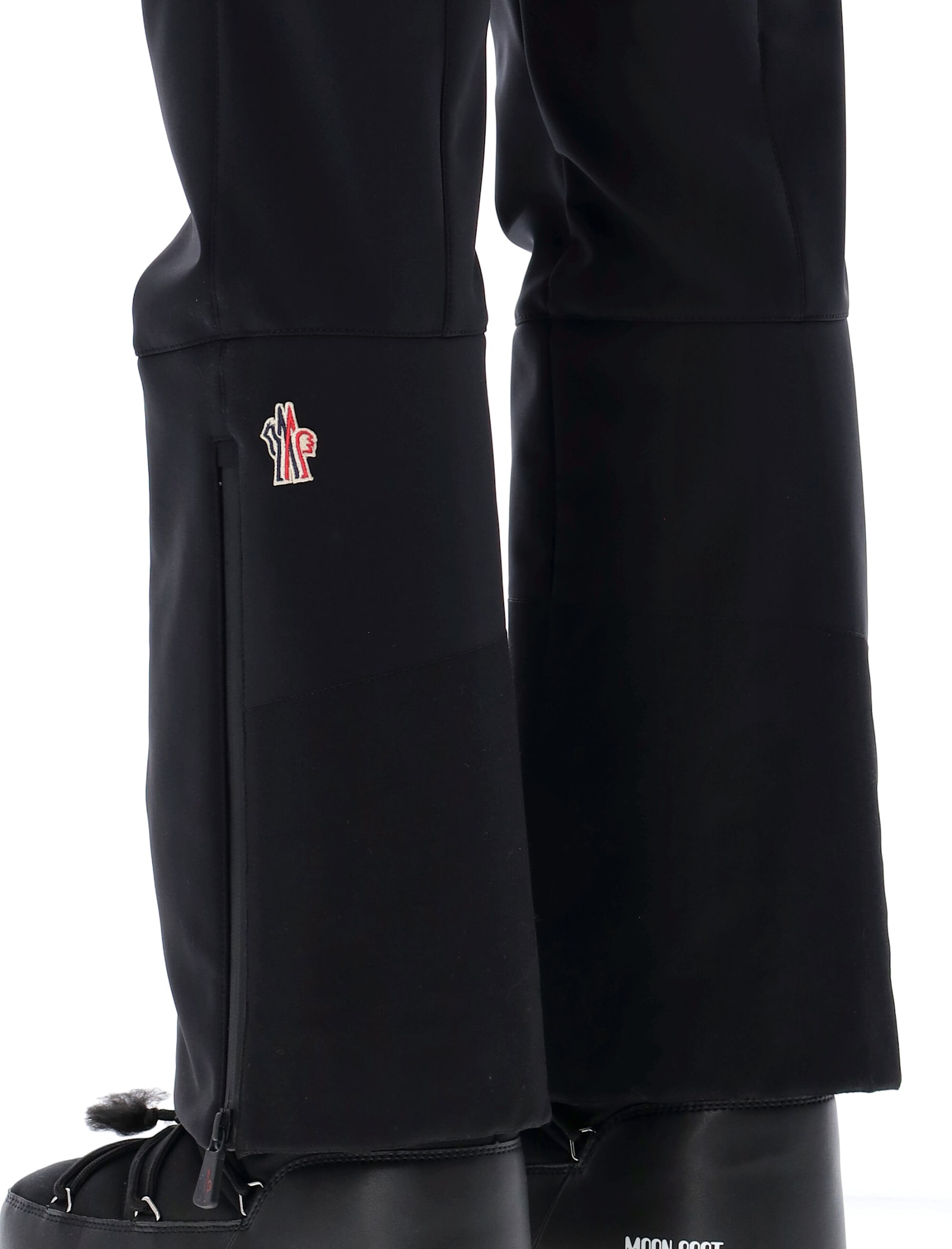 Shop Moncler Ski Trousers In Black