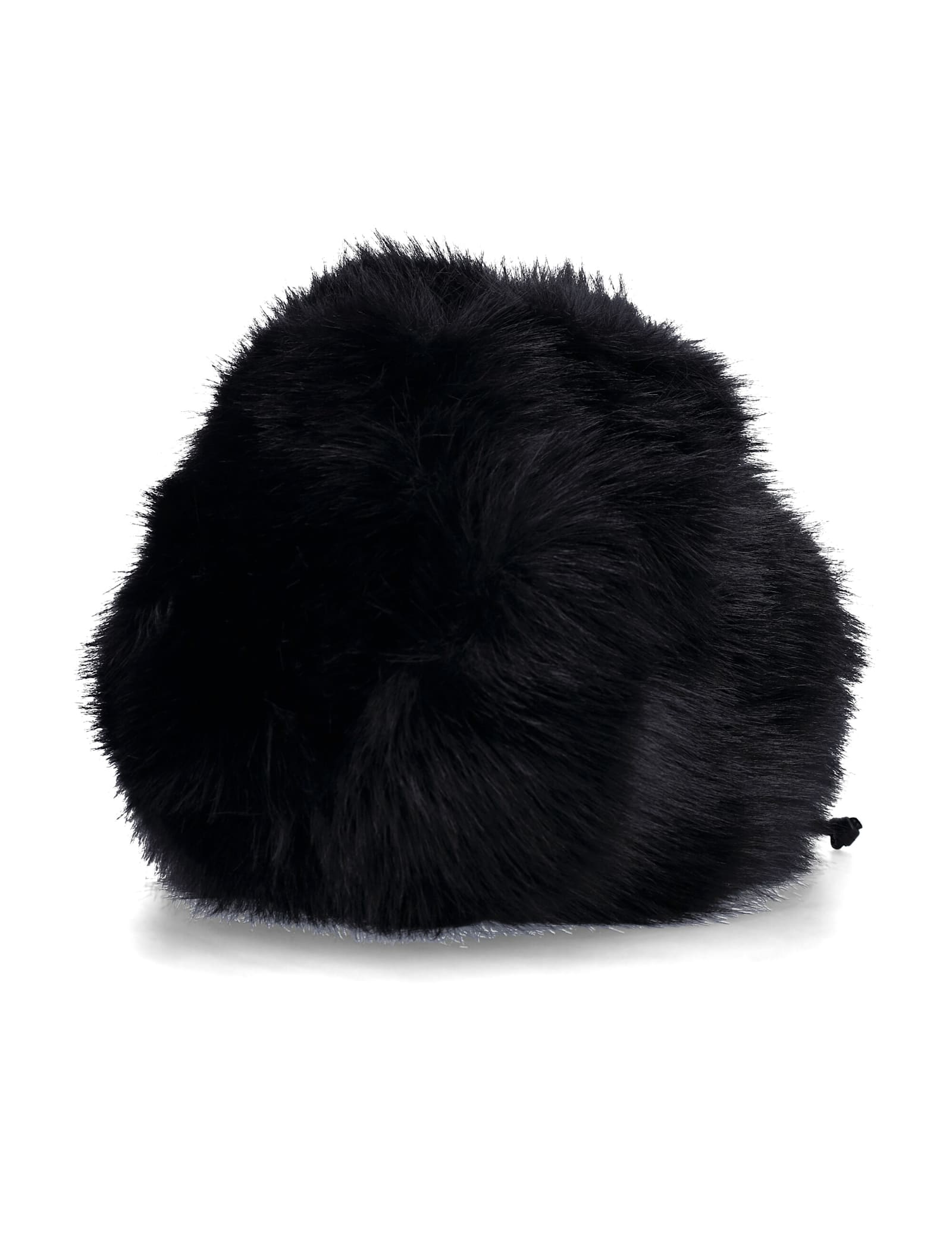 Perfect Moment Faux Fur Trapper Hat In Black