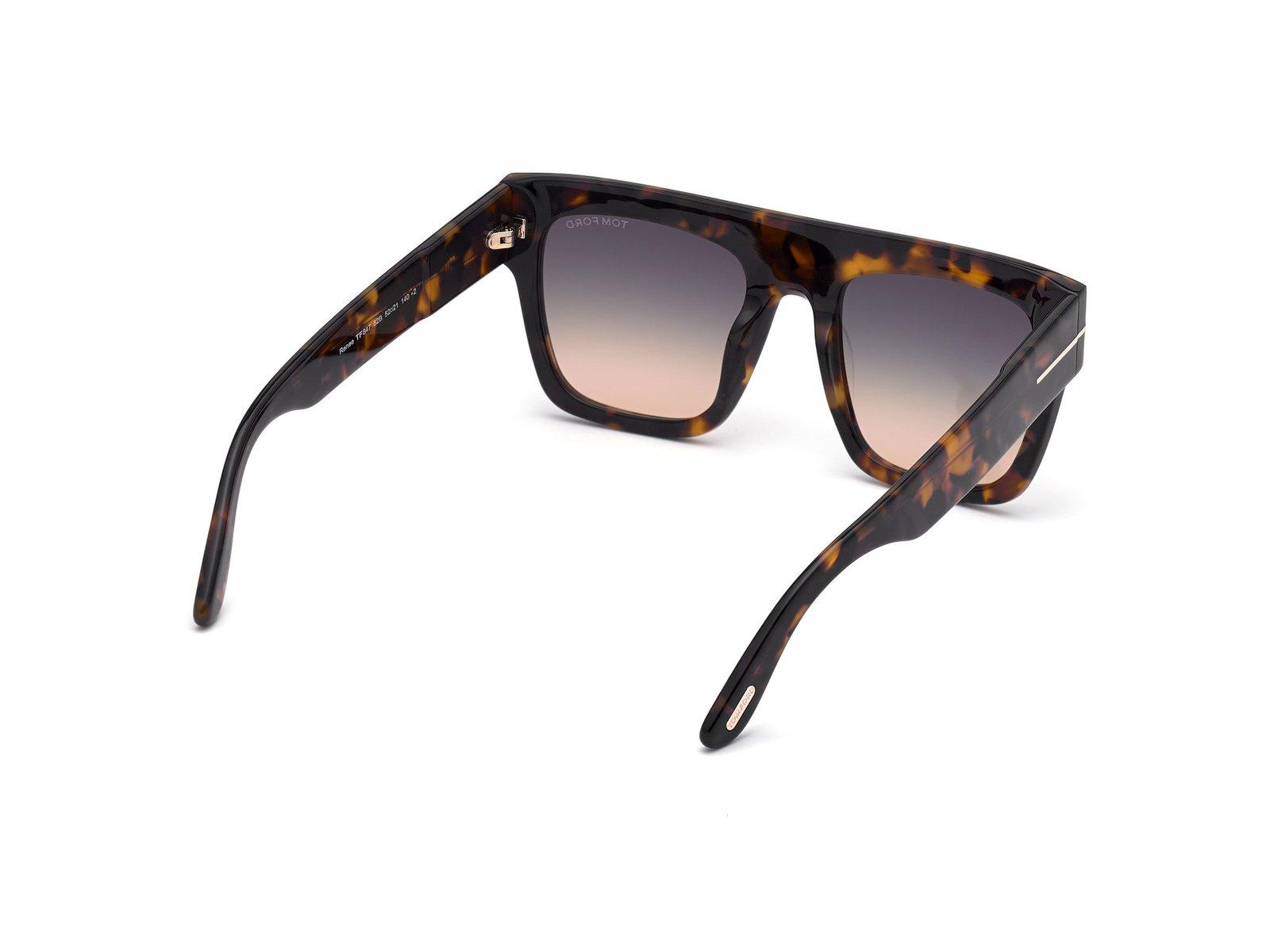 Shop Tom Ford Renee Square Frame Sunglasses In 52b