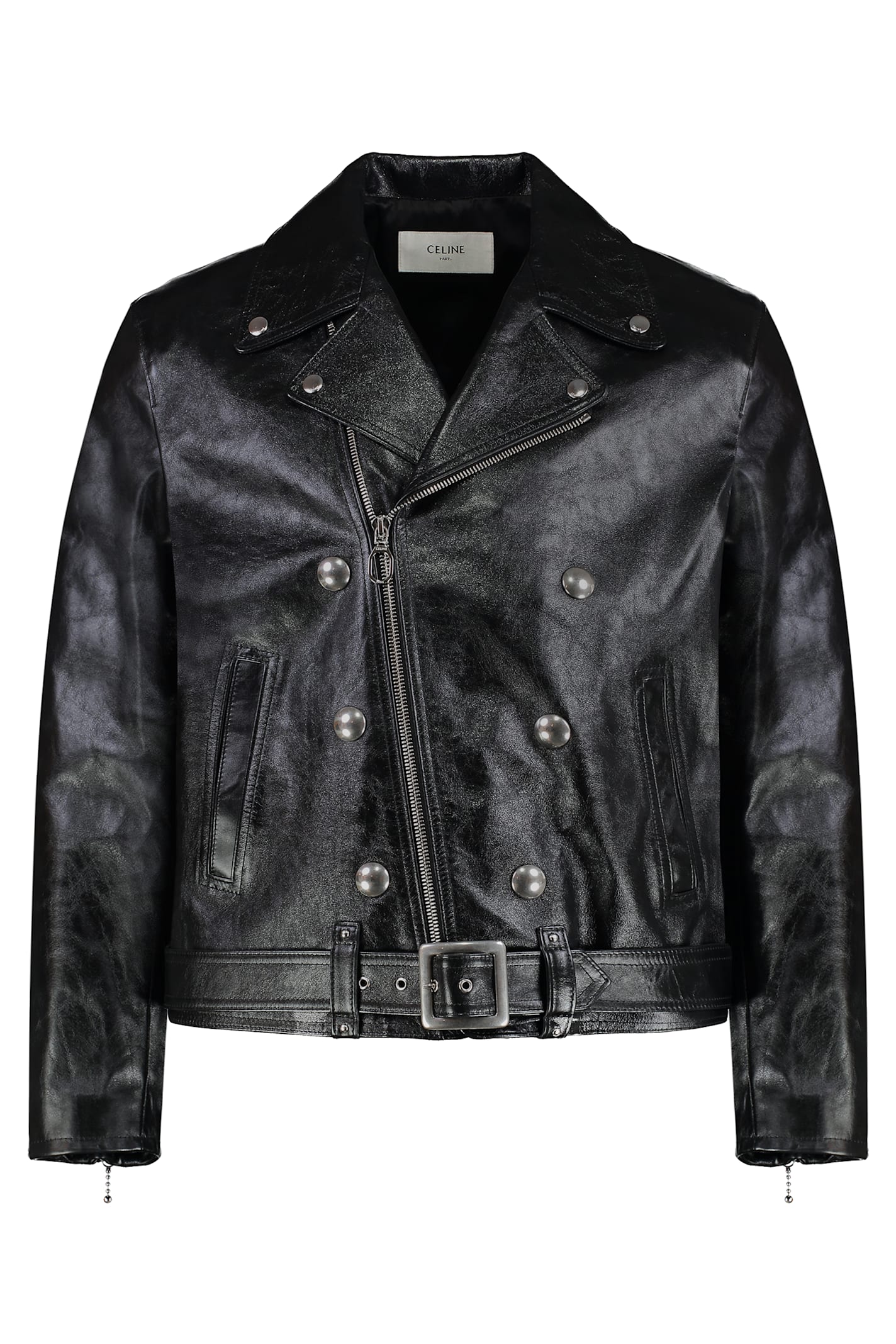 Celine Leather Biker Jacket