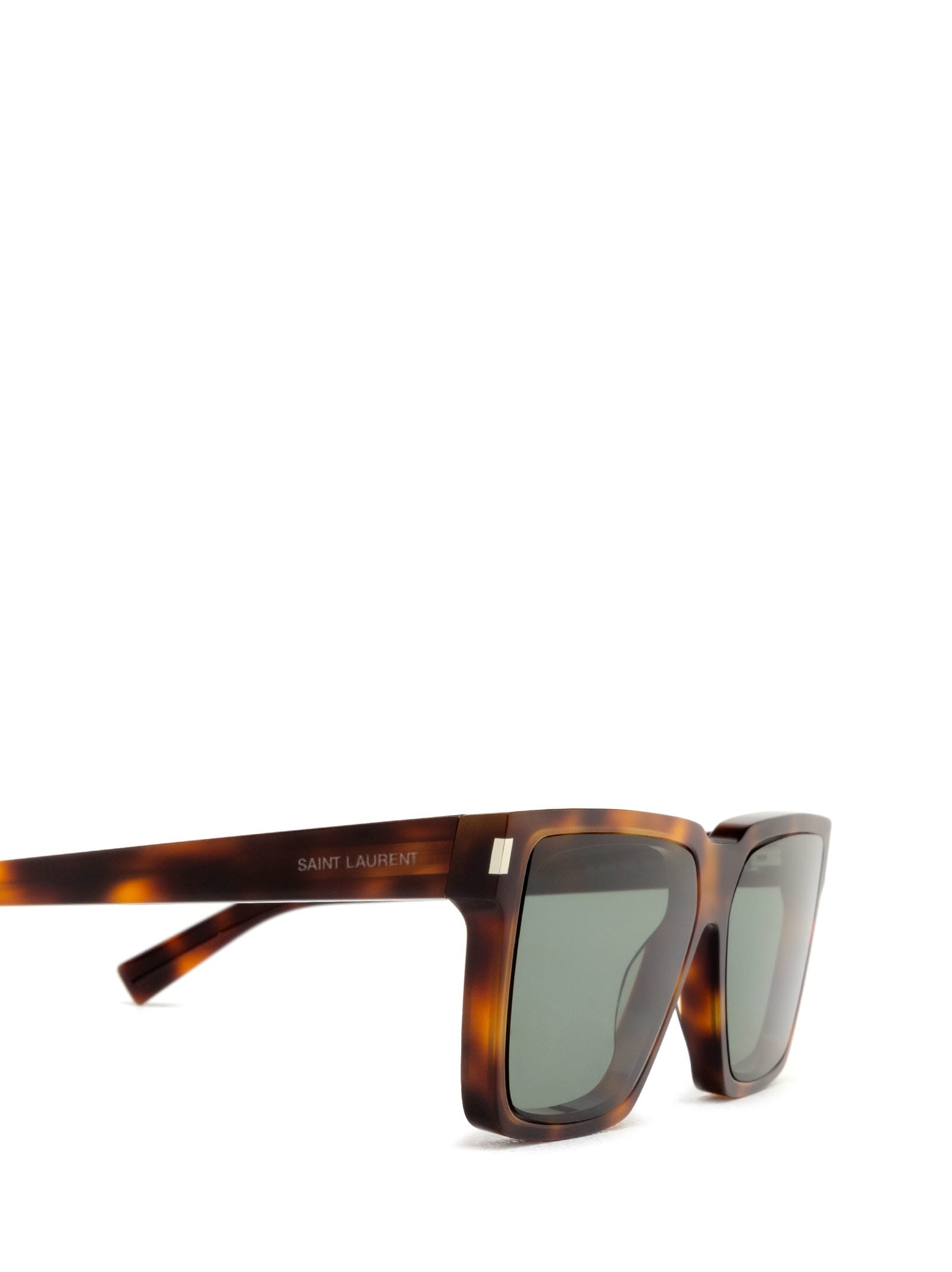 Shop Saint Laurent Sl 610 Havana Sunglasses