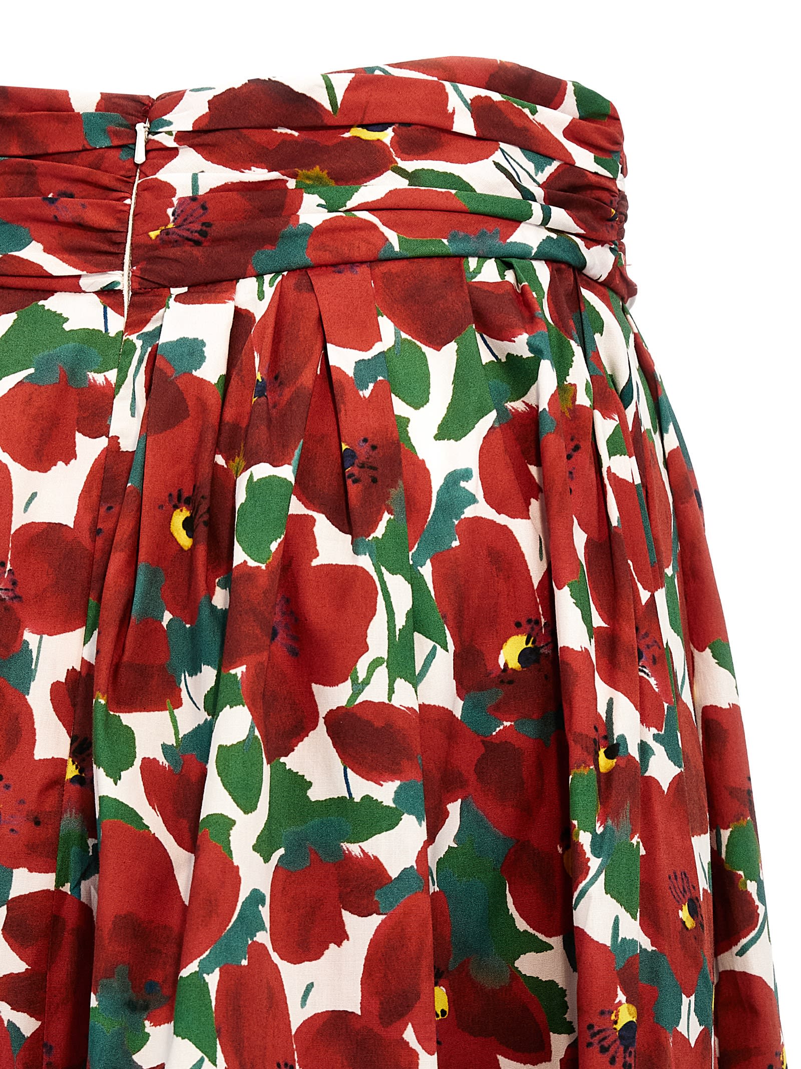 Carolina Herrera Multicolor High Waist Skirt In Multicolor