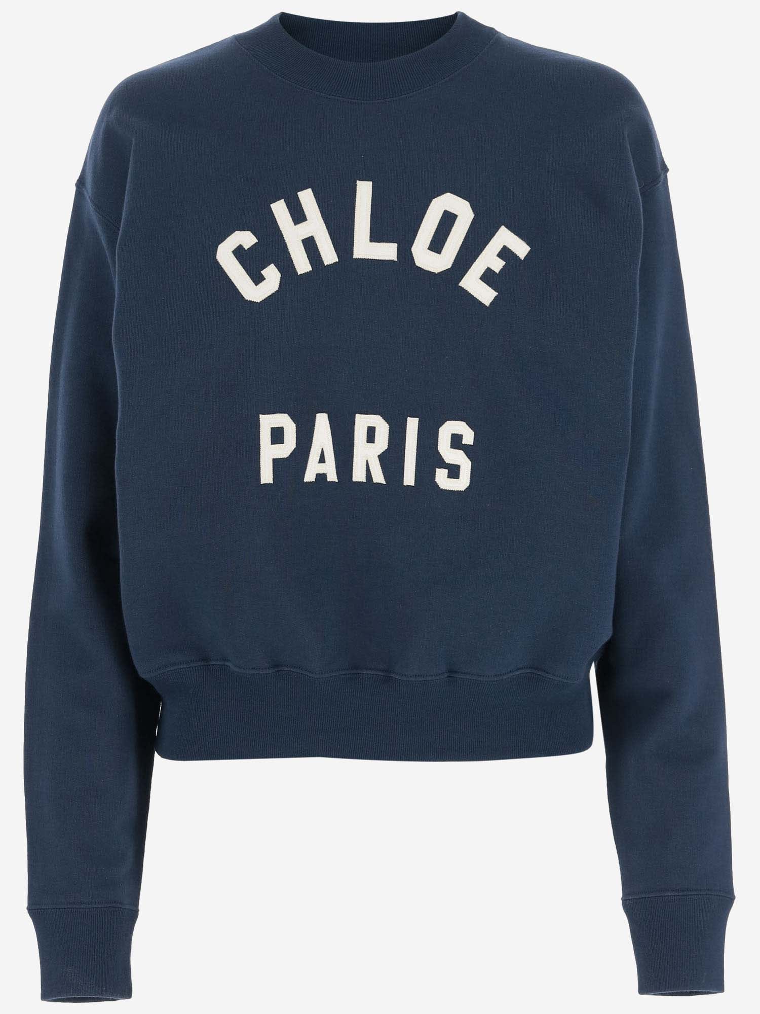 Chloé Cotton Sweatshirt With Logo