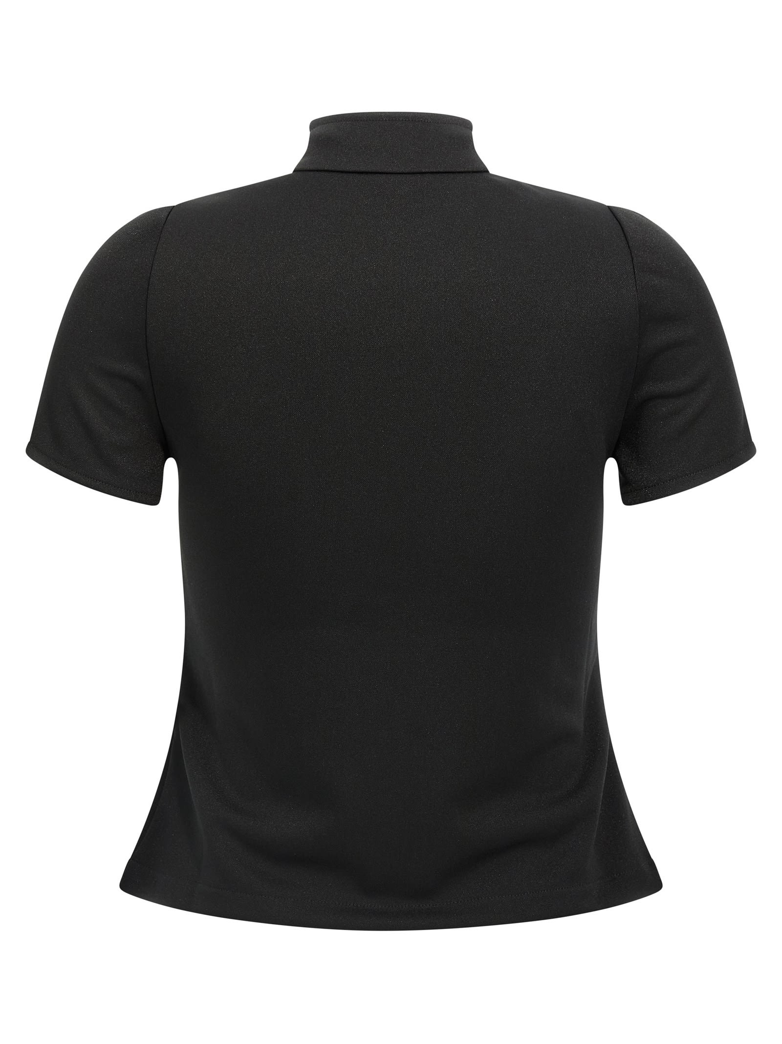 Courrèges Interlock Zipped Top In Black
