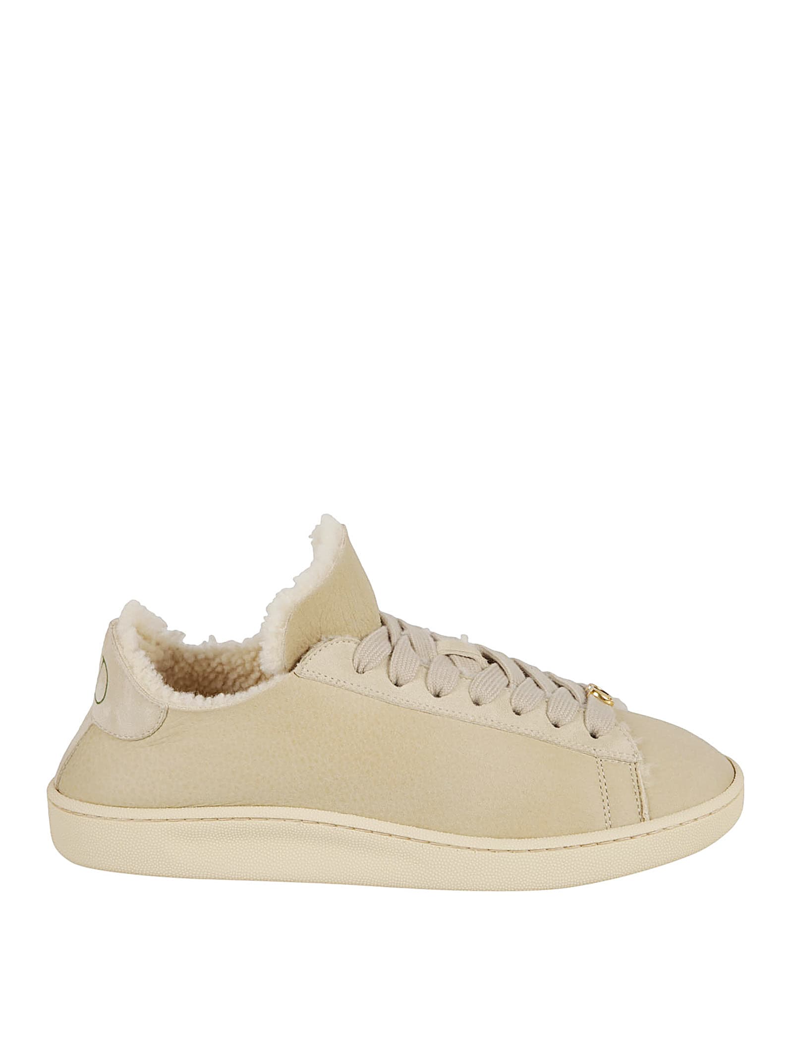 Valentino Sneakers With Suede Logo Application In Multi