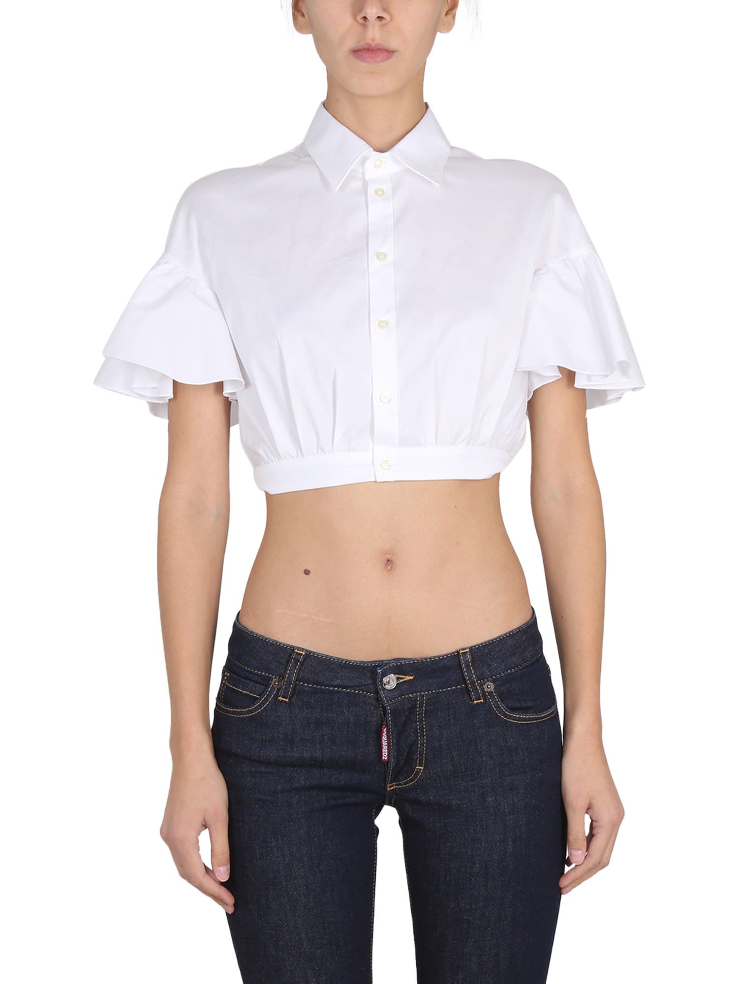 DSQUARED2 CROPPED SHIRT
