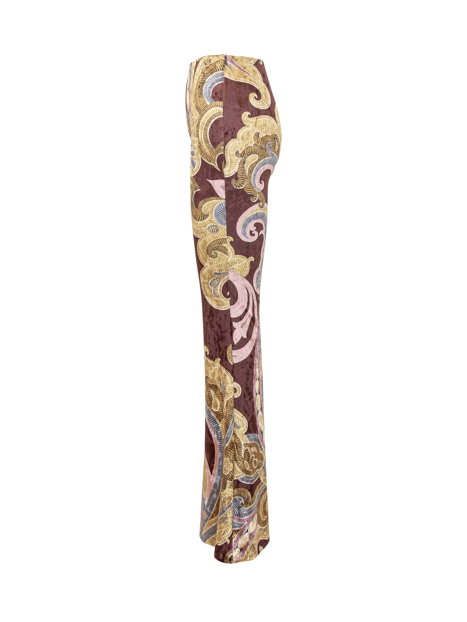 Shop Etro Trouser In Moro