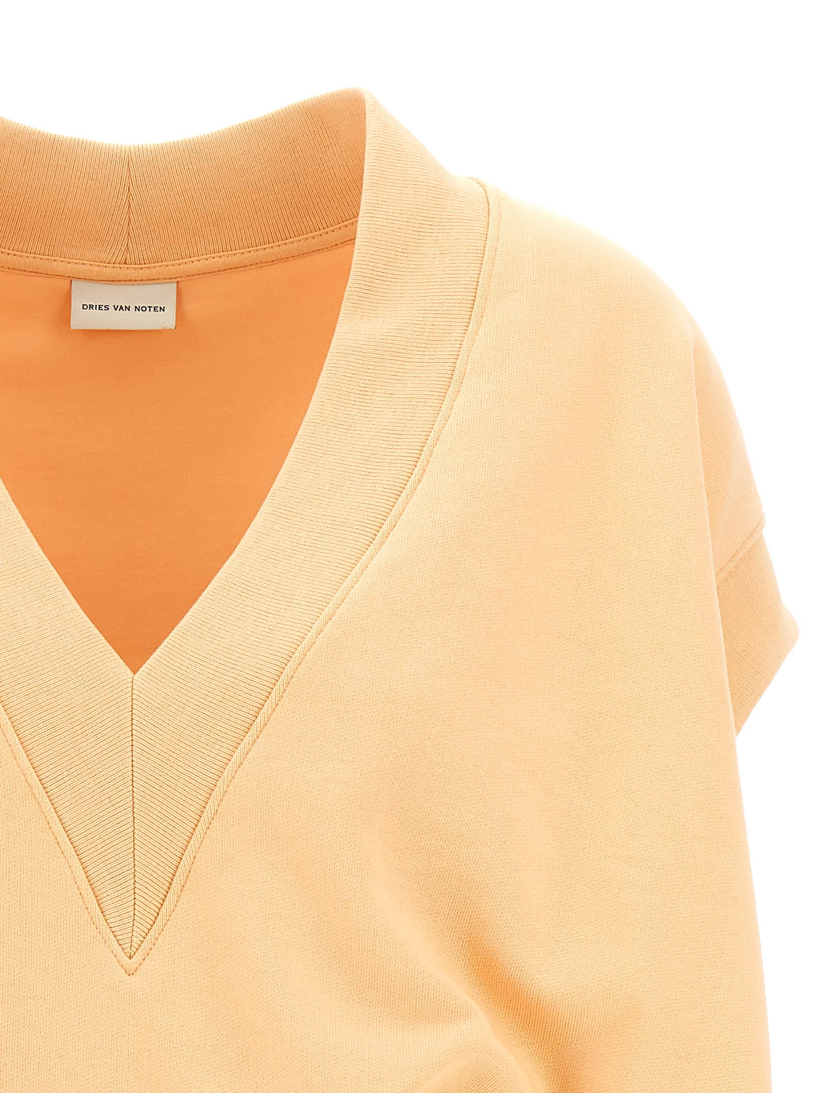 Shop Dries Van Noten Hann Sweatshirt In Orange