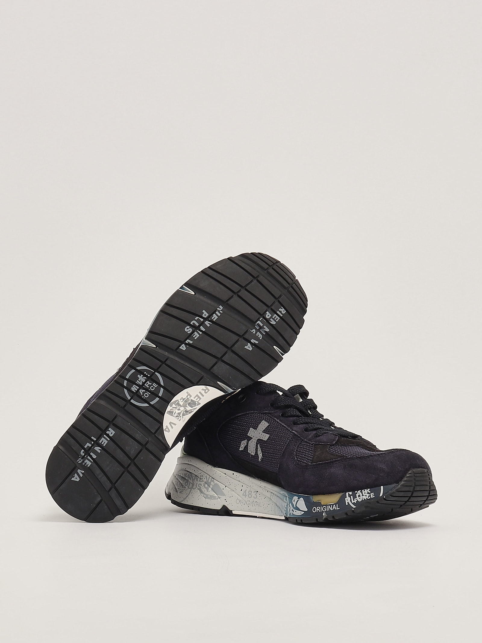 Shop Premiata Sneakers Sneaker In Navy