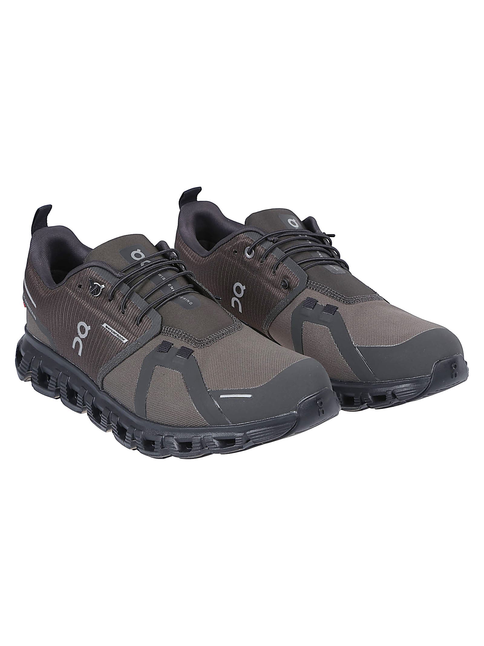 On Cloud 6 Sneakers With Red Swiss Engineering Label In Black