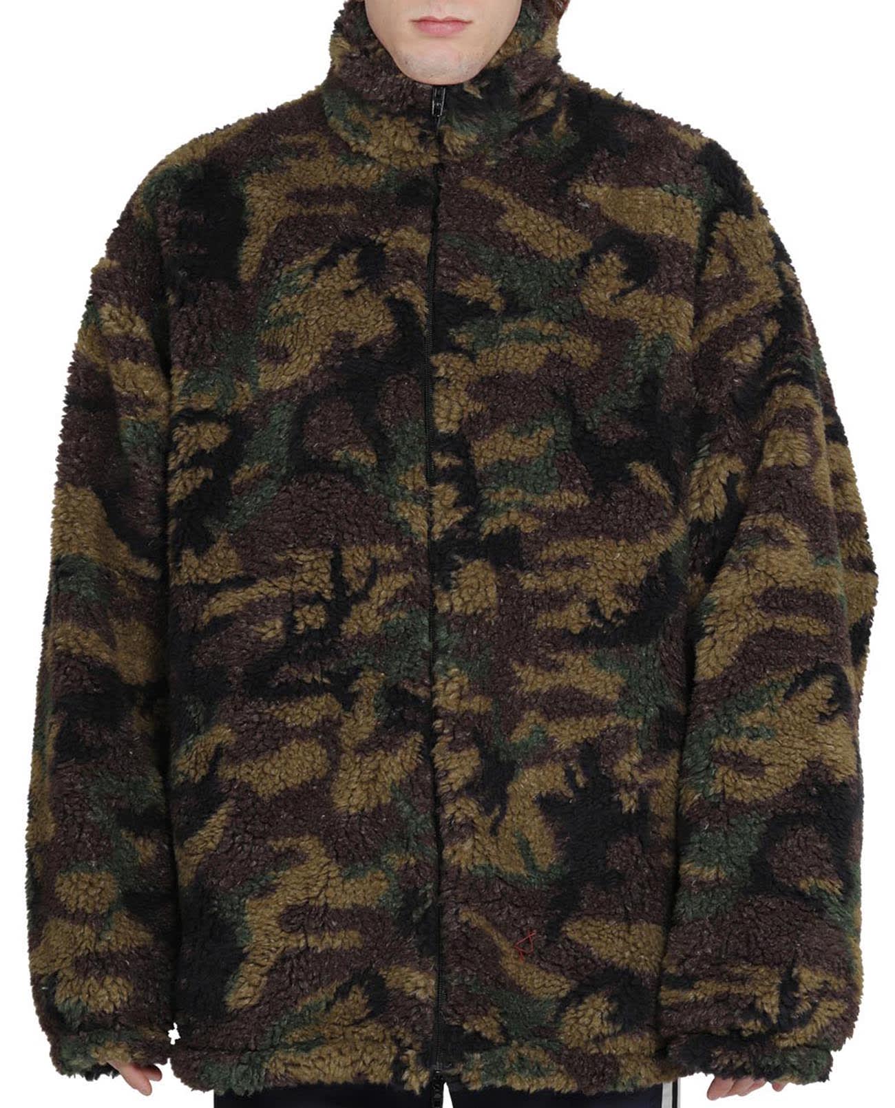 Balenciaga Camouflage Zip Up Jacket
