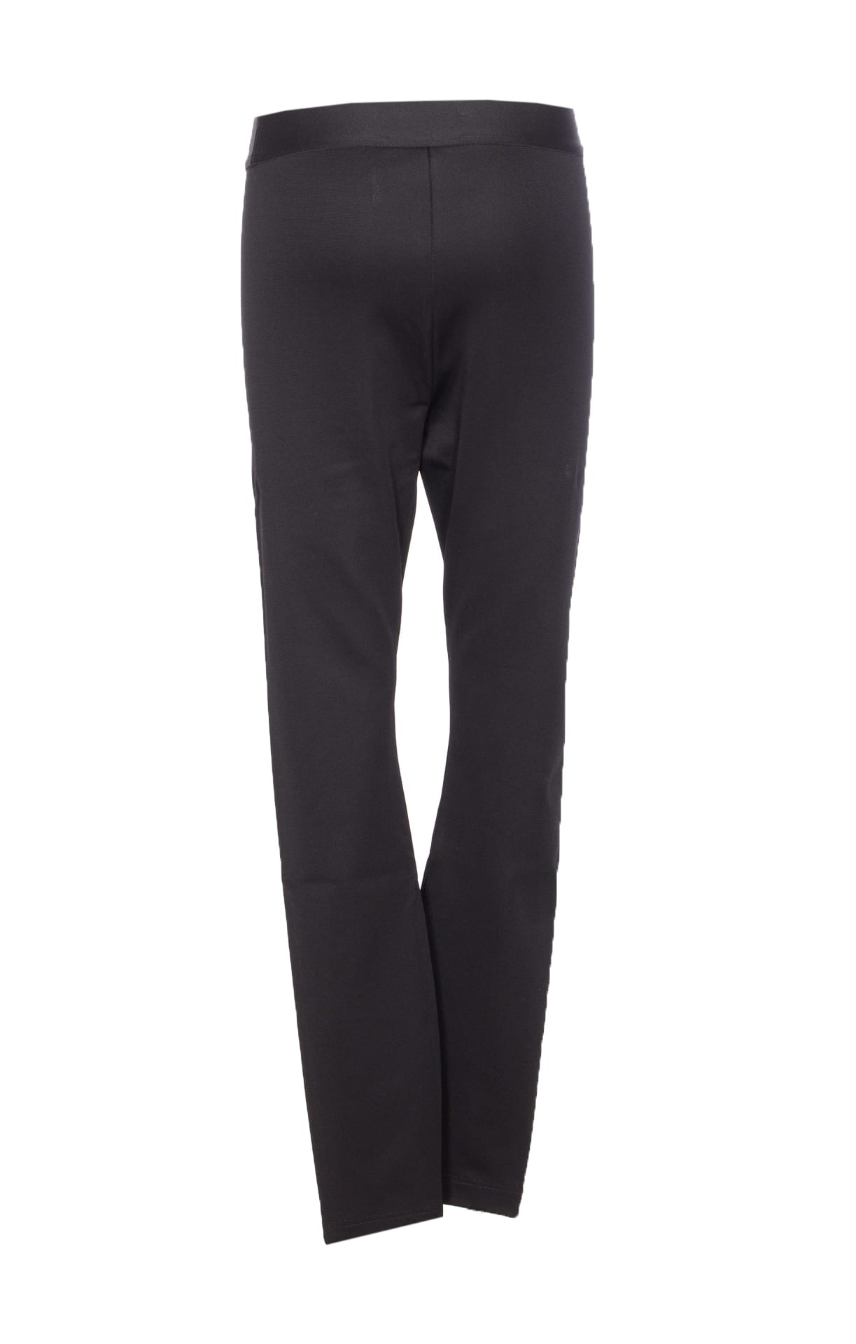 Dolce & Gabbana Elastic Waist Leggings In Black