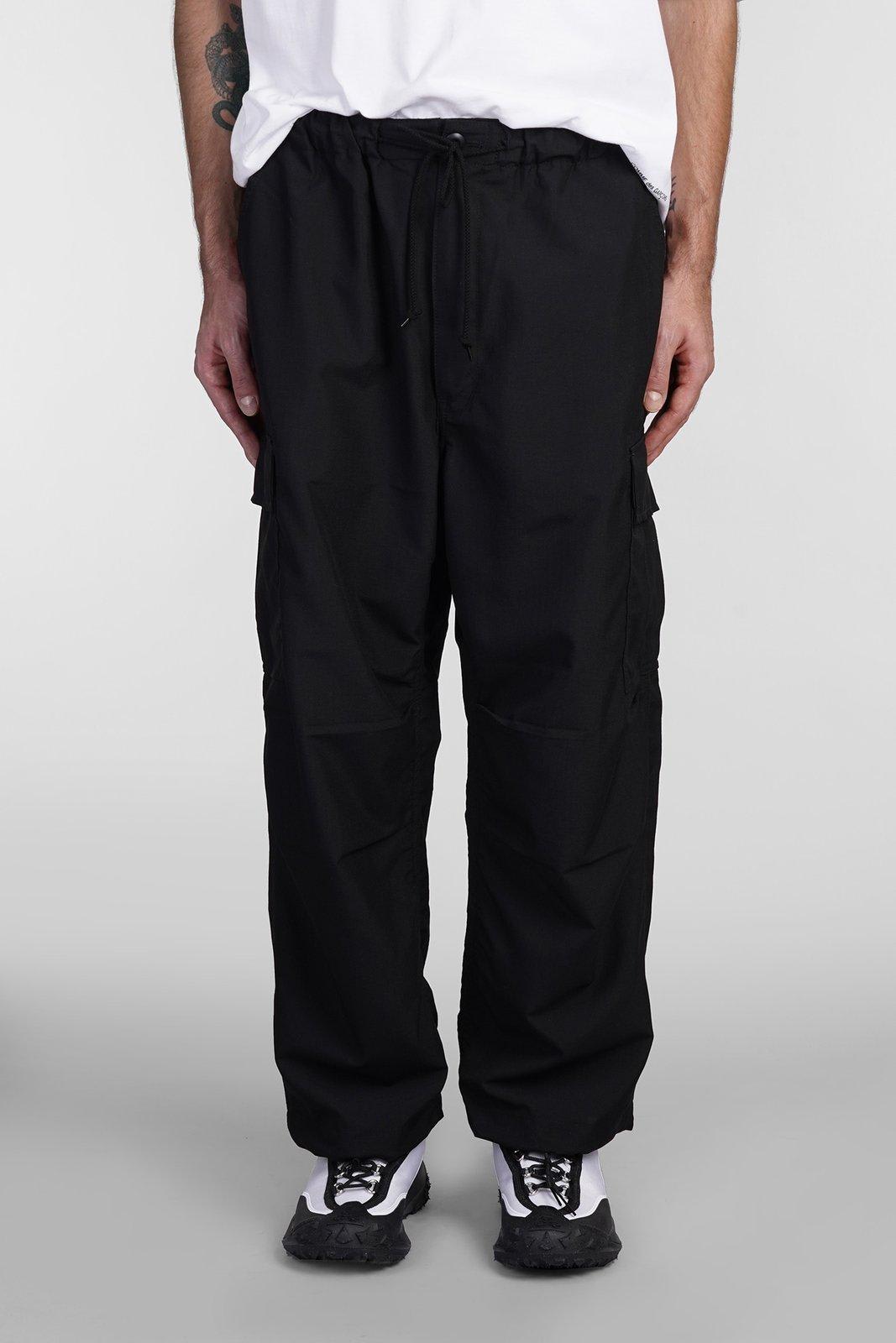 Shop Comme Des Garçons Homme Deux Straight-leg Cargo Trousers In Black