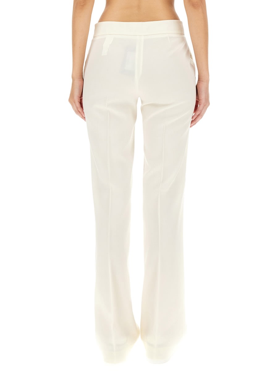 Shop Fabiana Filippi Flare Fit Pants In White