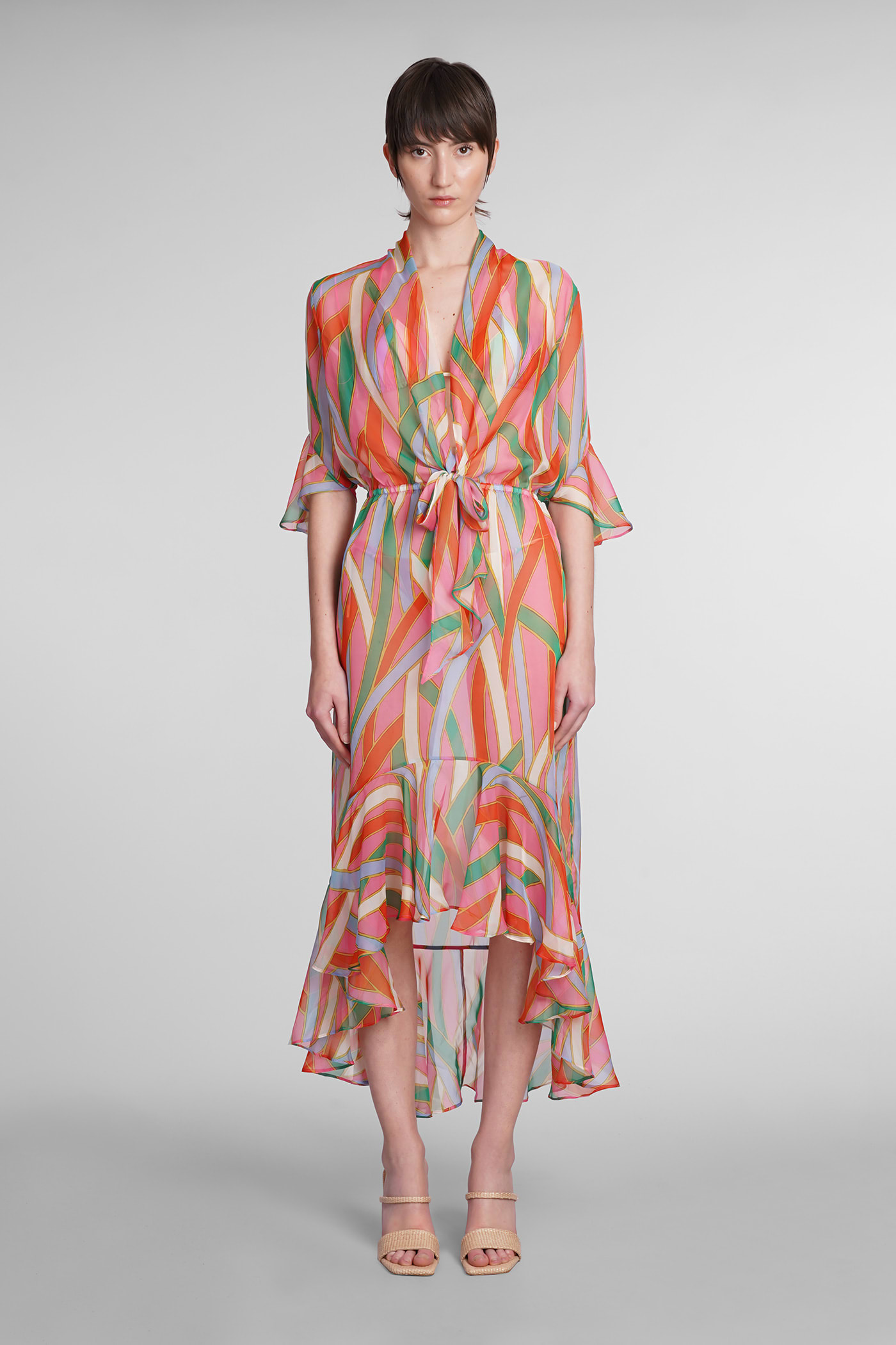 Delira Dress In Multicolor Polyester