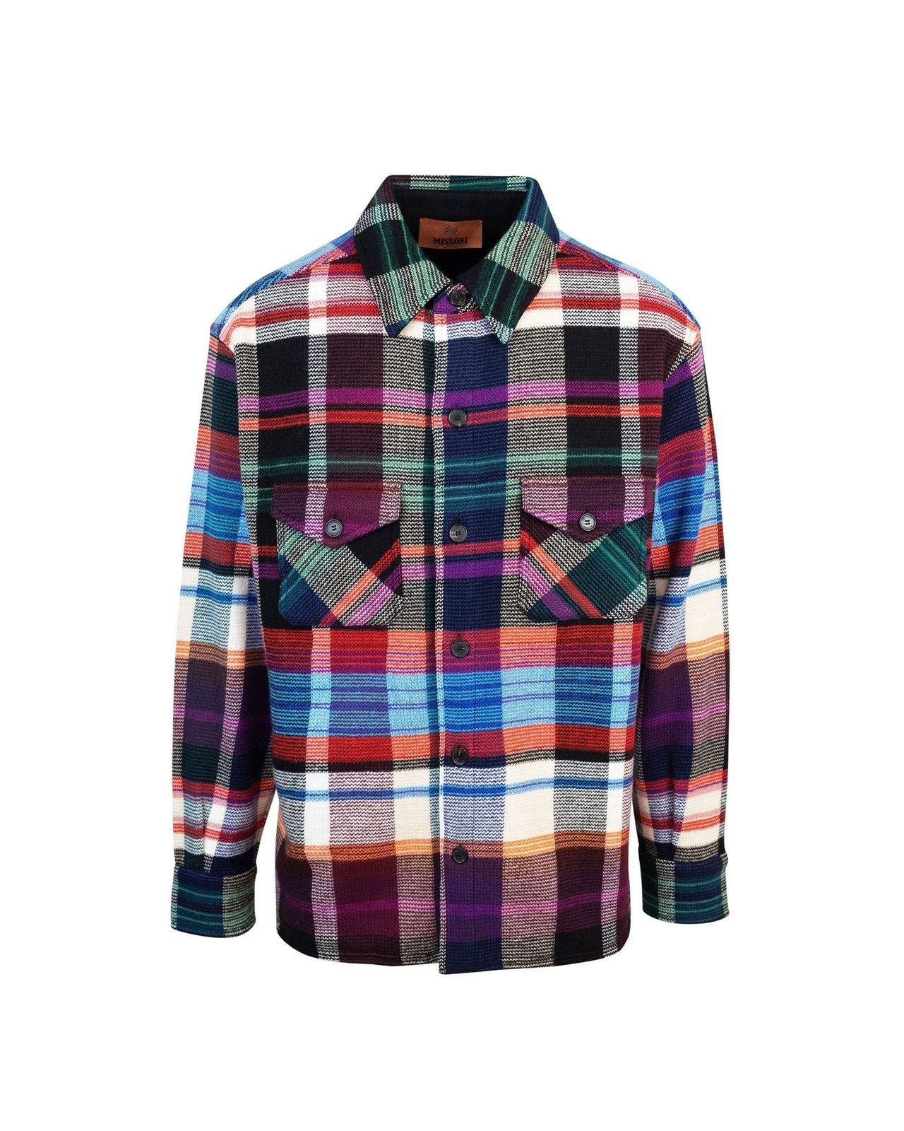 MISSONI CHECKED BUTTONED SHIRT