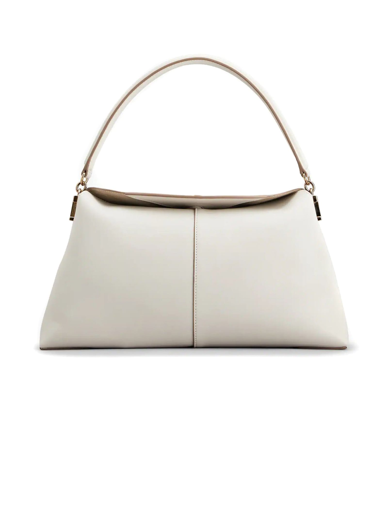 Tod's - T Case Shoulder Bag in Leather Small, Off White, - Bags