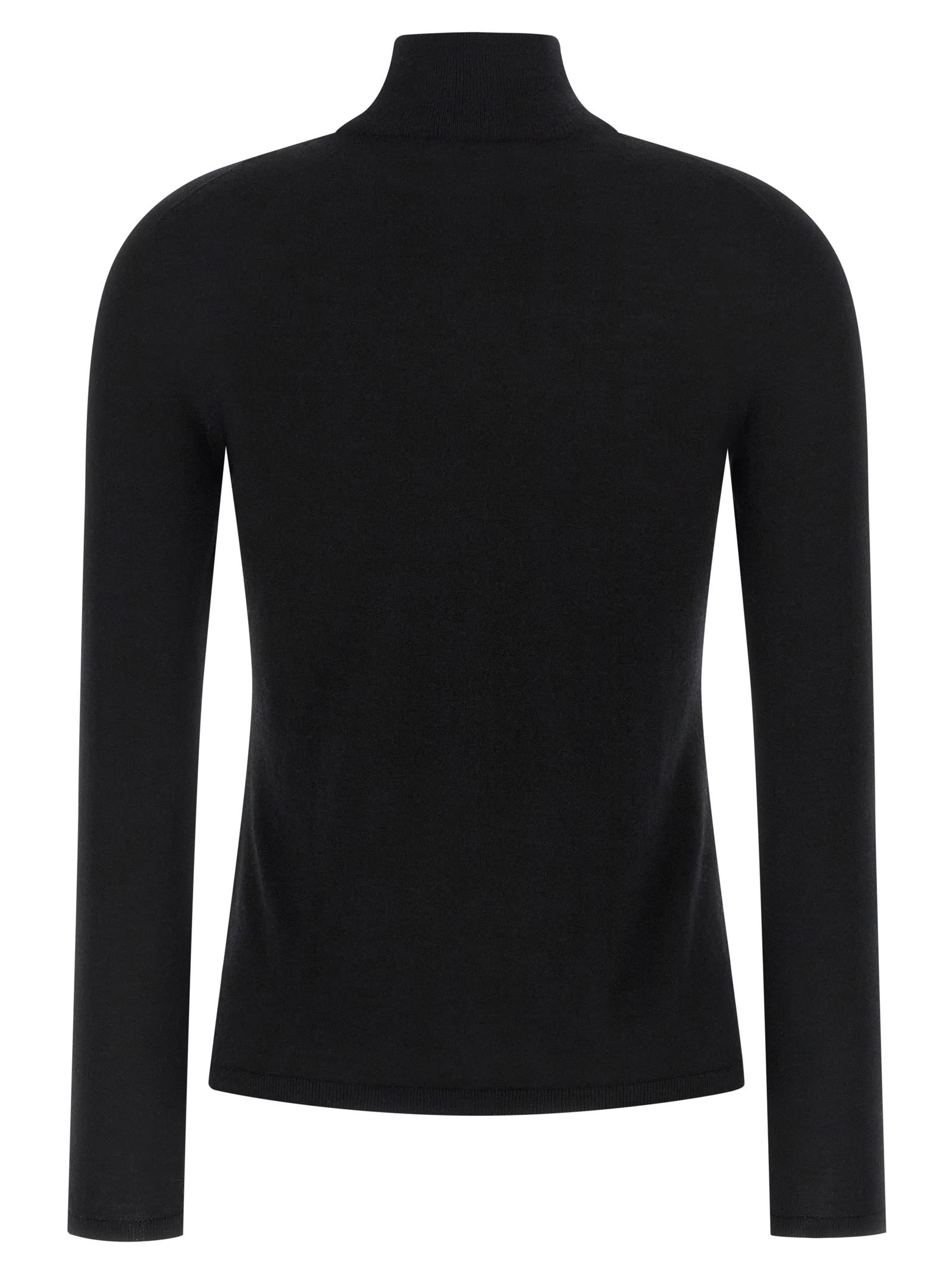 Max Mara Meana Turtleneck Sweater In Black