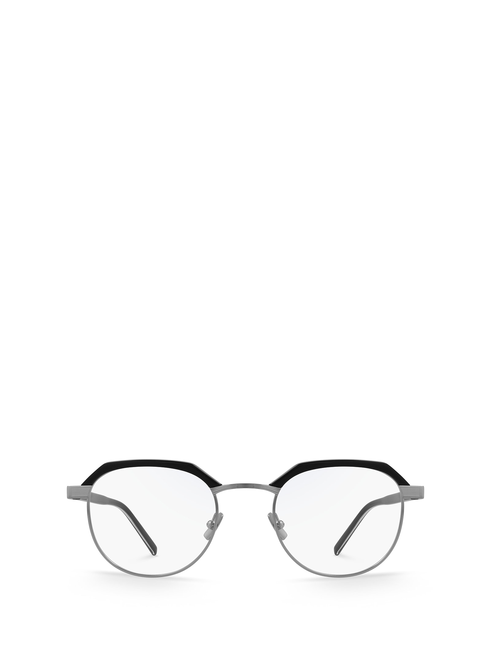 Sl 124 Round Glasses In Black-black-transparent