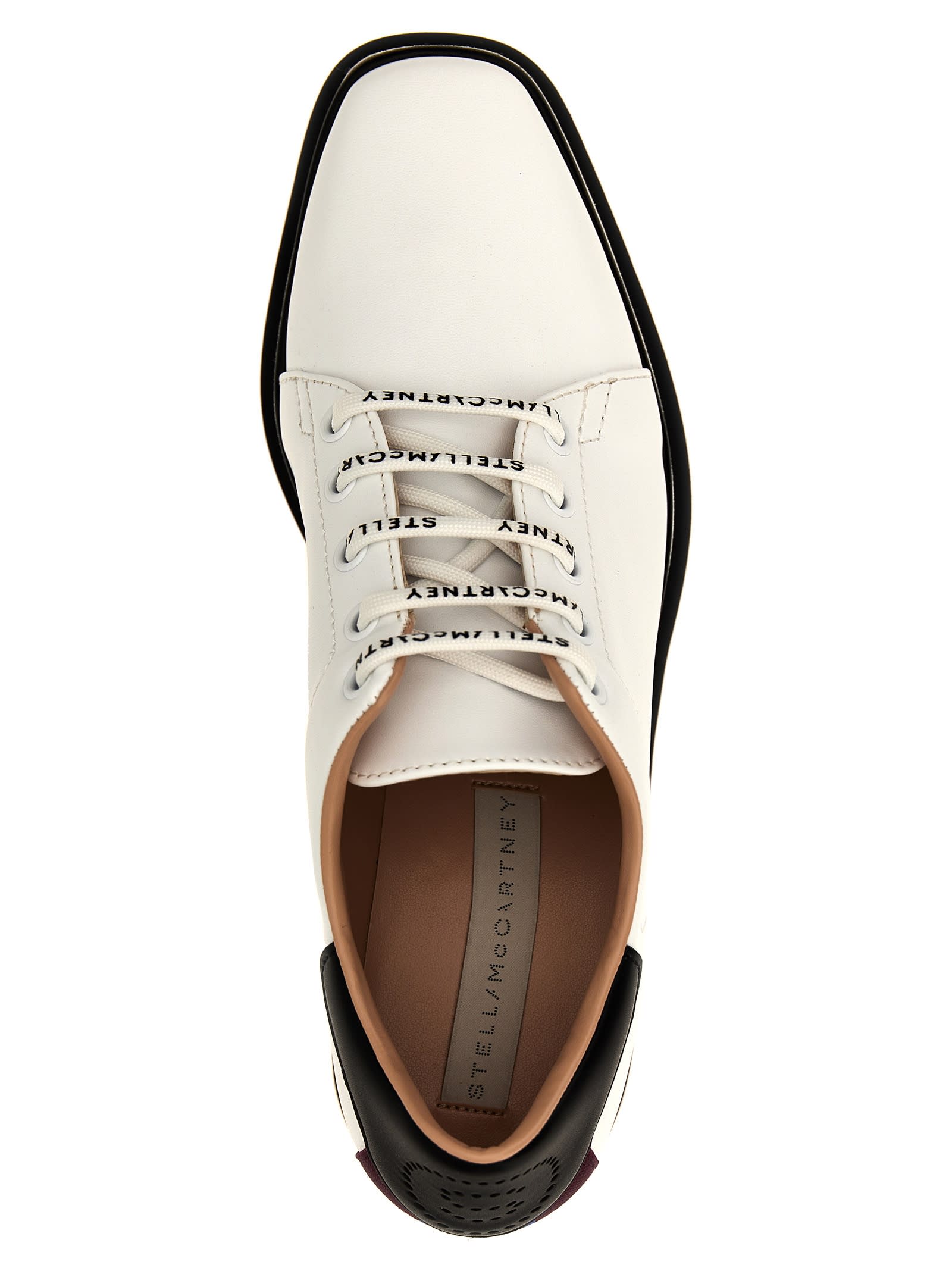 Stella Mccartney Sneakers Con Zeppa Elyse In Bianco