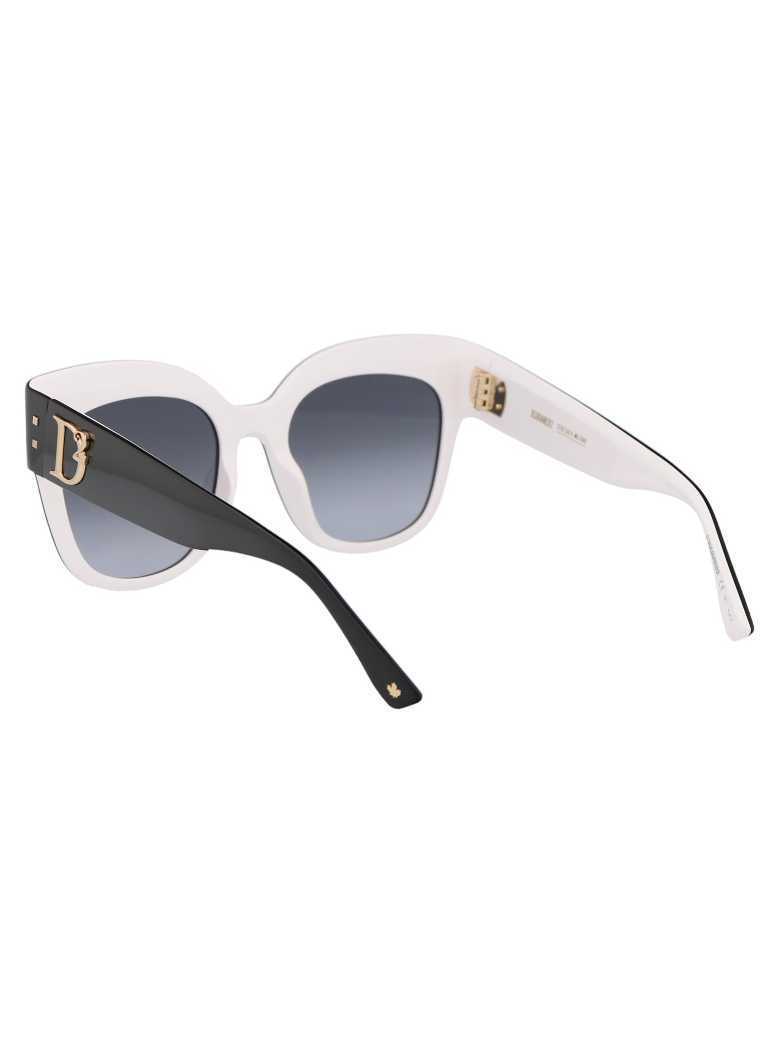 Shop Dsquared2 D2 0097/s Sunglasses In 80s9o Black White